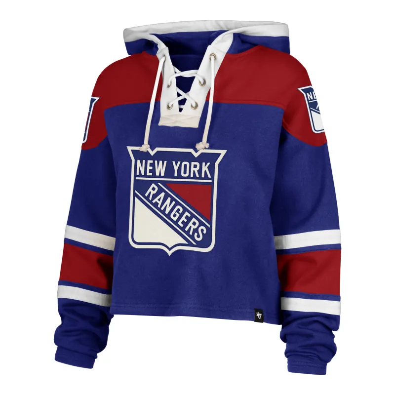 NEW YORK RANGERS CROPPED SUPERIOR '47 LACER HOOD WOMENS sold by 47