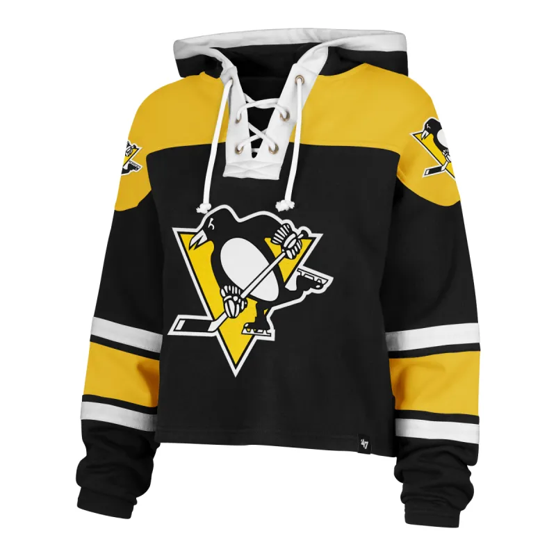 PITTSBURGH PENGUINS CROPPED SUPERIOR '47 LACER HOOD WOMENS sold by 47