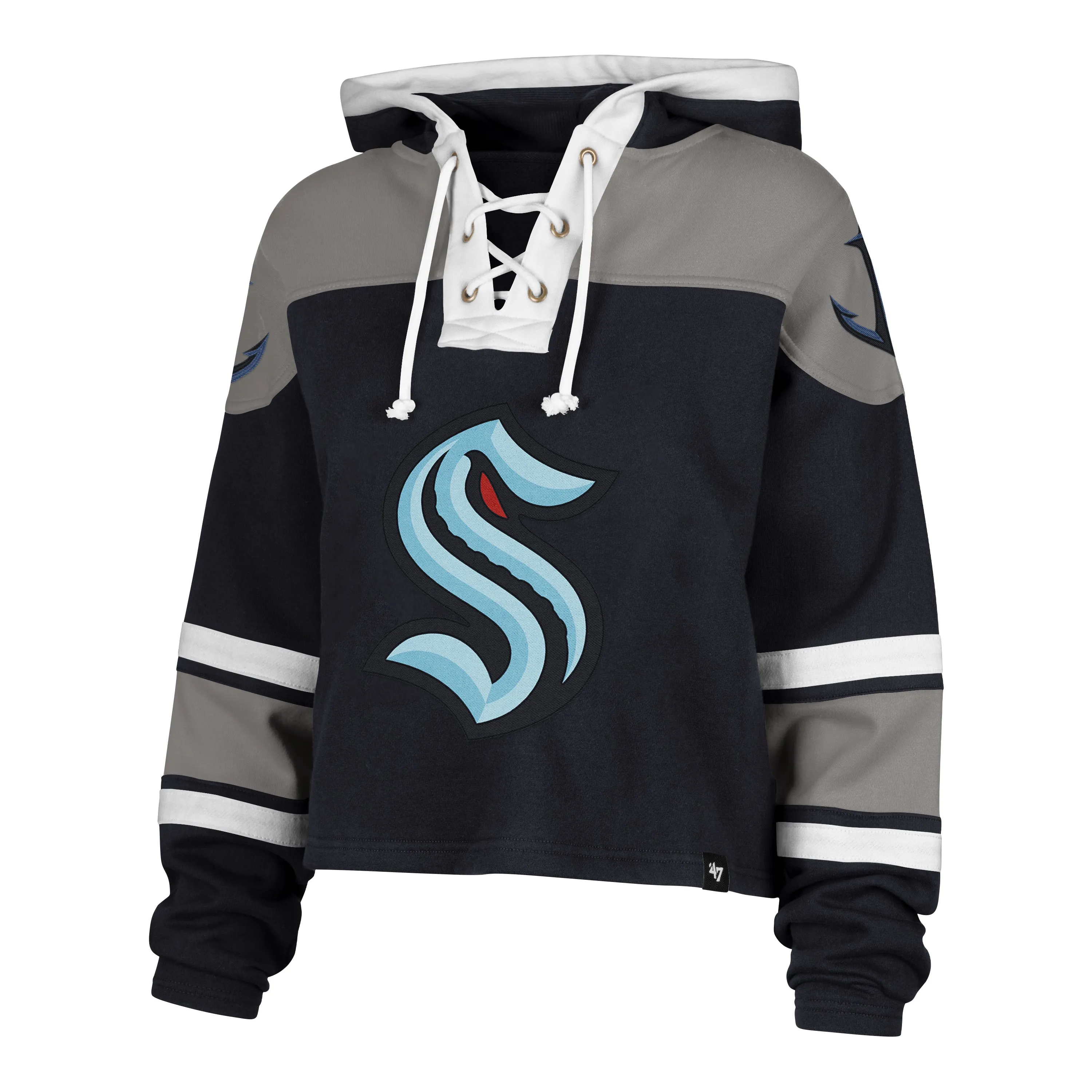 SEATTLE KRAKEN CROPPED SUPERIOR '47 LACER HOOD WOMENS sold by 47