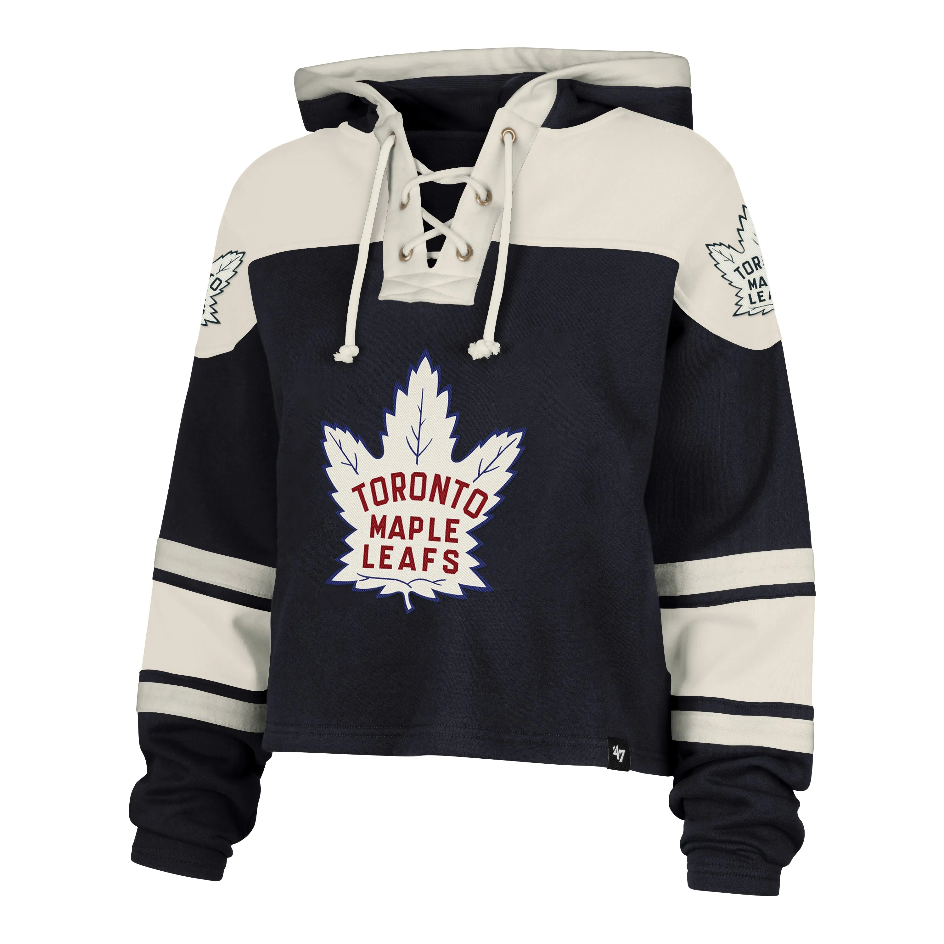 TORONTO MAPLE LEAFS VINTAGE CROPPED SUPERIOR '47 LACER HOOD WOMENS sold by 47