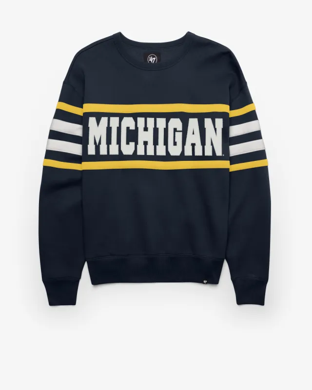 MICHIGAN WOLVERINES COACHES CORNER OVATION '47 LOWER EAST CREW sold by 47