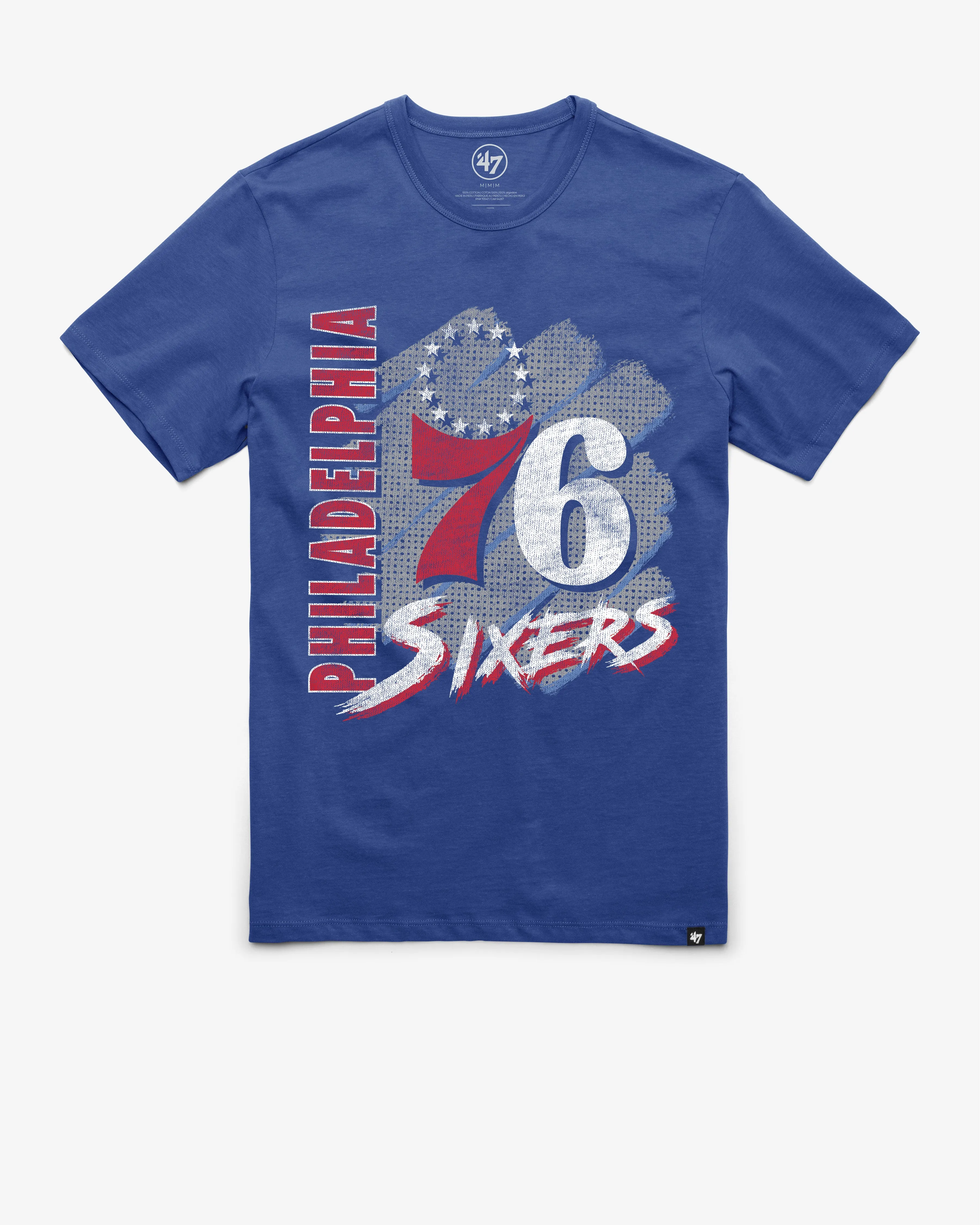 PHILADELPHIA 76ERS FRONT ROW '47 FRANKLIN TEE sold by 47