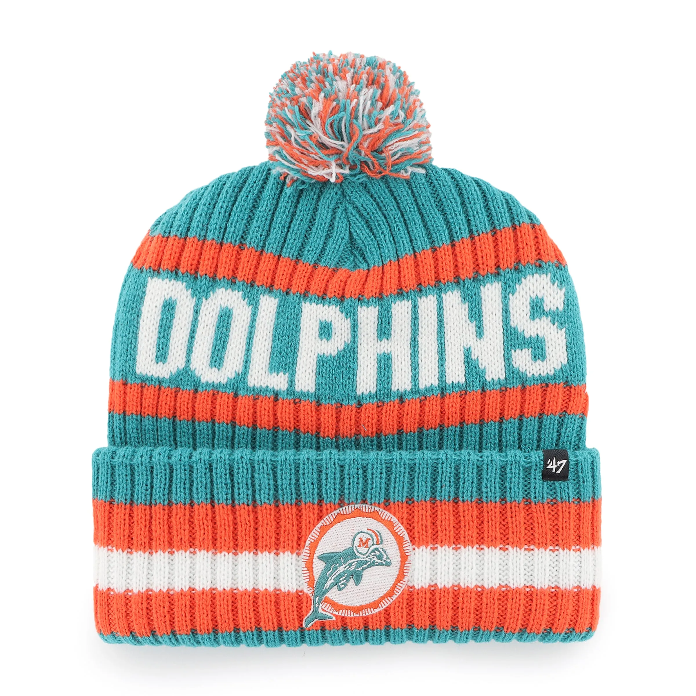 MIAMI DOLPHINS HISTORIC BERING '47 CUFF KNIT sold by 47