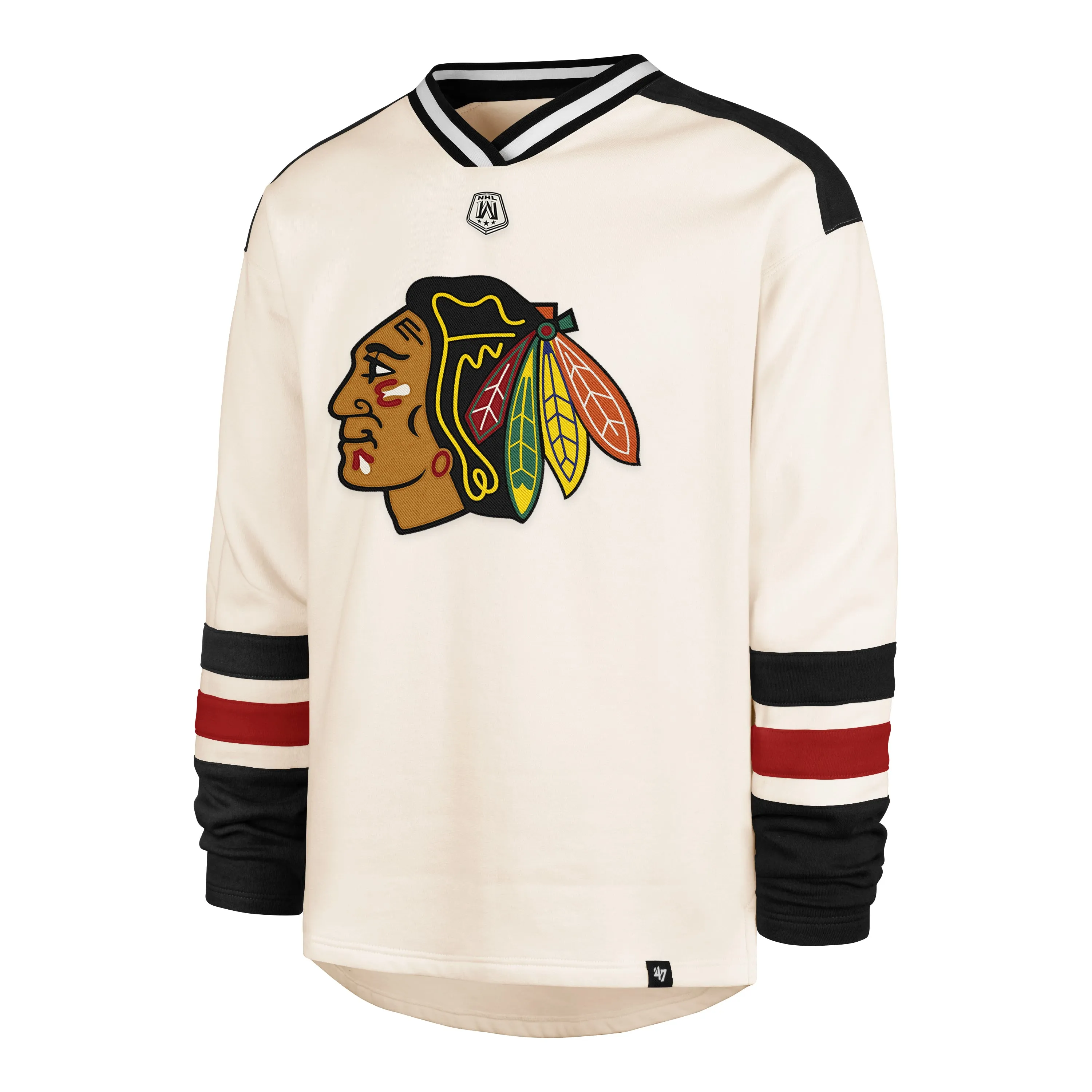 CHICAGO BLACKHAWKS BENCHMARK NETMINDER '47 PULLOVER sold by 47