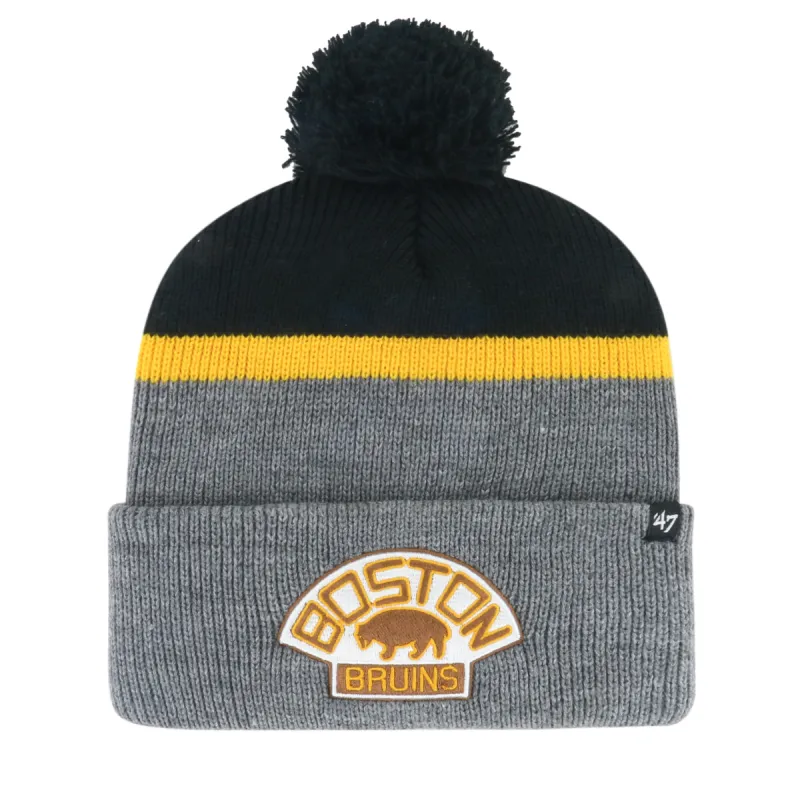 BOSTON BRUINS VINTAGE SPLIT SHADOW '47 CUFF KNIT sold by 47