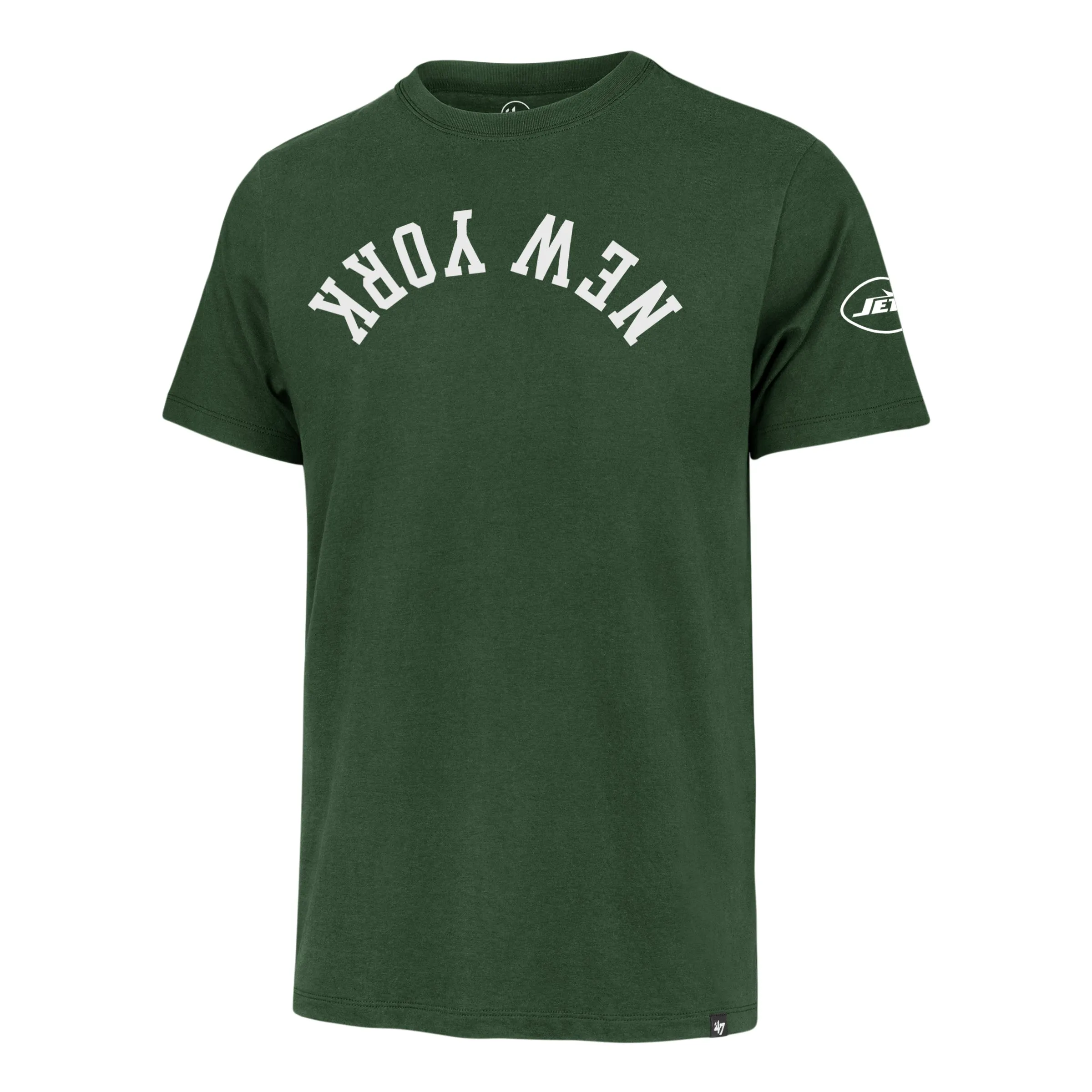 NEW YORK JETS UPSIDE DOWN TWO PEAT '47 FRANKLIN TEE sold by 47