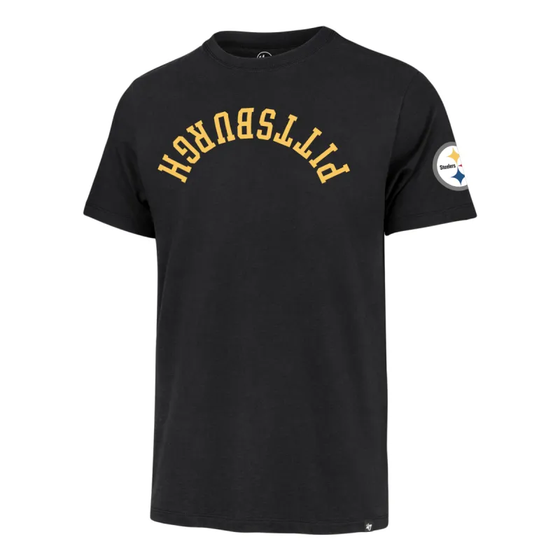 PITTSBURGH STEELERS UPSIDE DOWN TWO PEAT '47 FRANKLIN TEE sold by 47