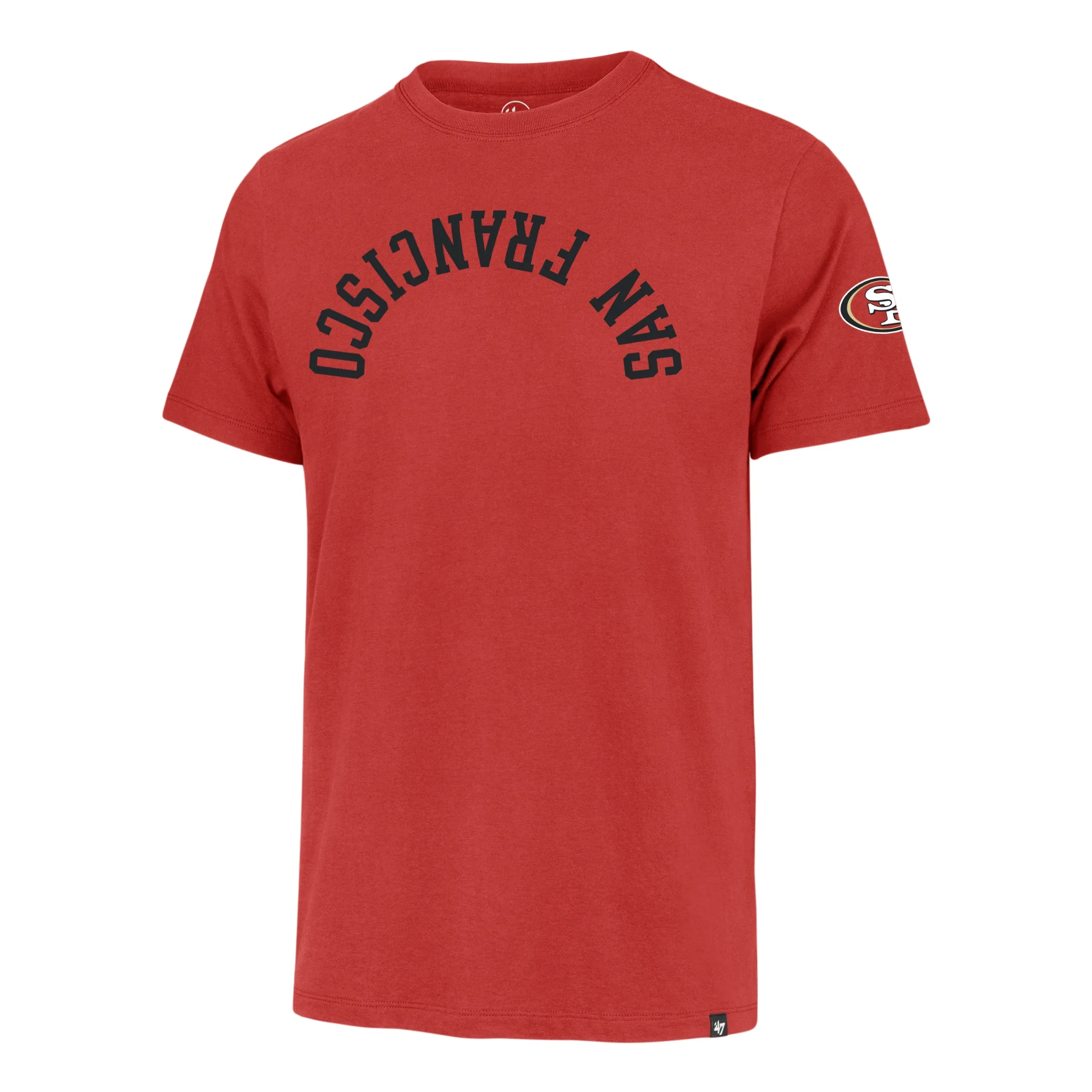 SAN FRANCISCO 49ERS UPSIDE DOWN TWO PEAT '47 FRANKLIN TEE sold by 47