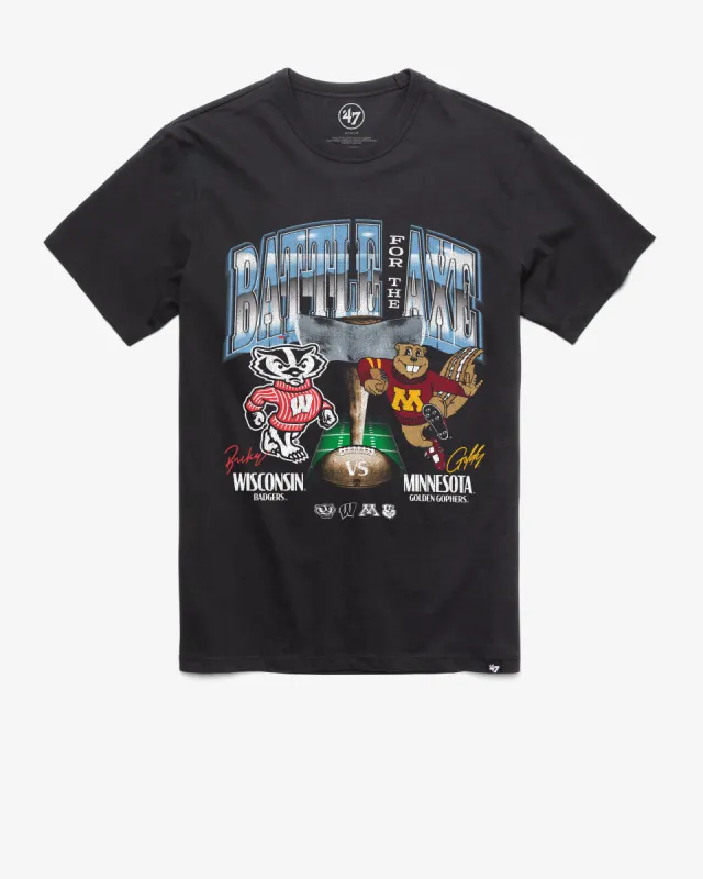 WISCONSIN / MINNESOTA RIVALRY DUELING NCAA '47 FRANKLIN TEE sold by 47