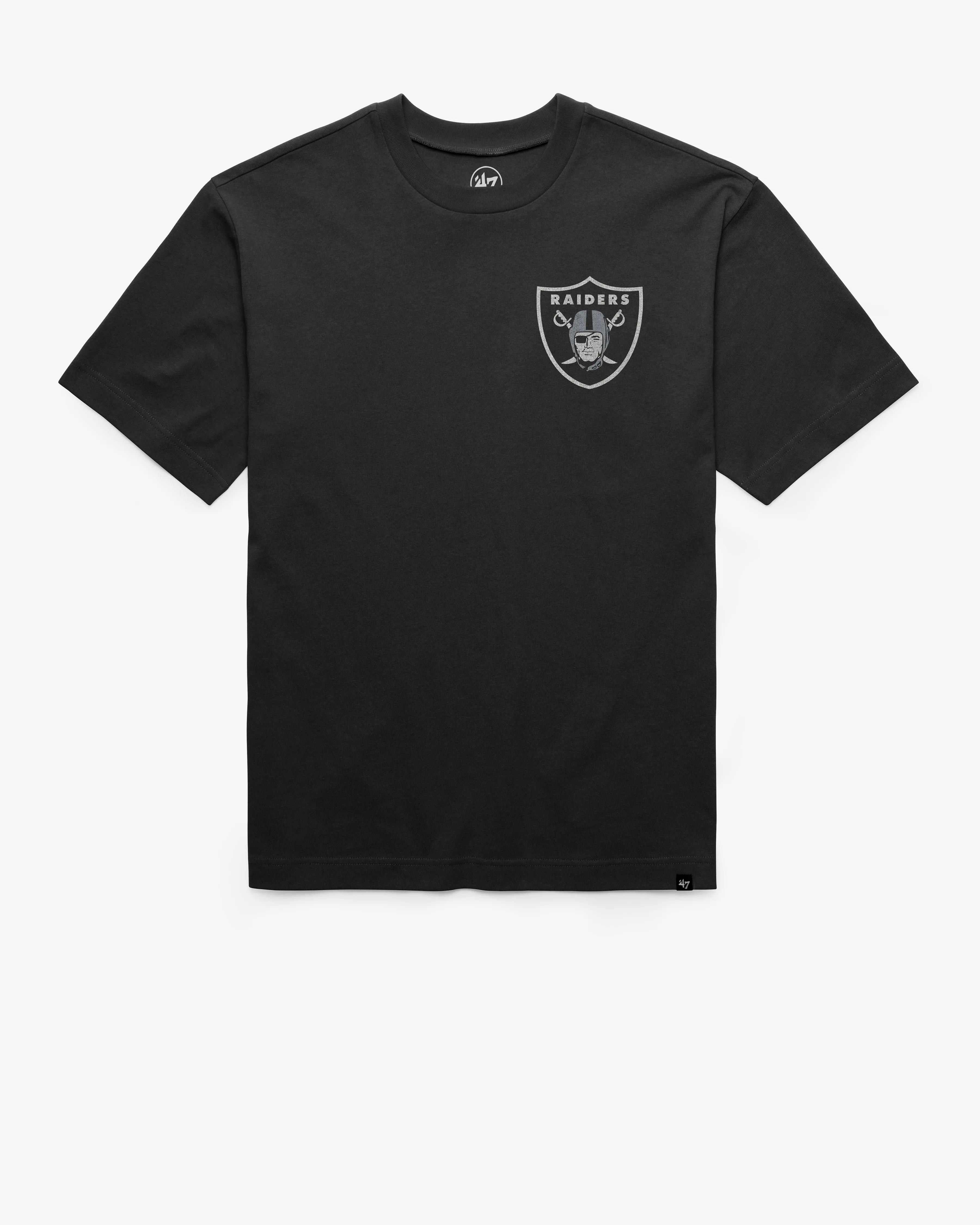 LAS VEGAS RAIDERS PANTHEON STACKER '47 FOUNDATION TEE sold by 47