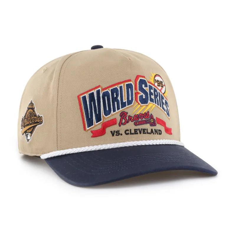 ATLANTA BRAVES VS. CLEVELAND GUARDIANS DUELING WORLD SERIES RIVALRY '47 HITCH made by 47