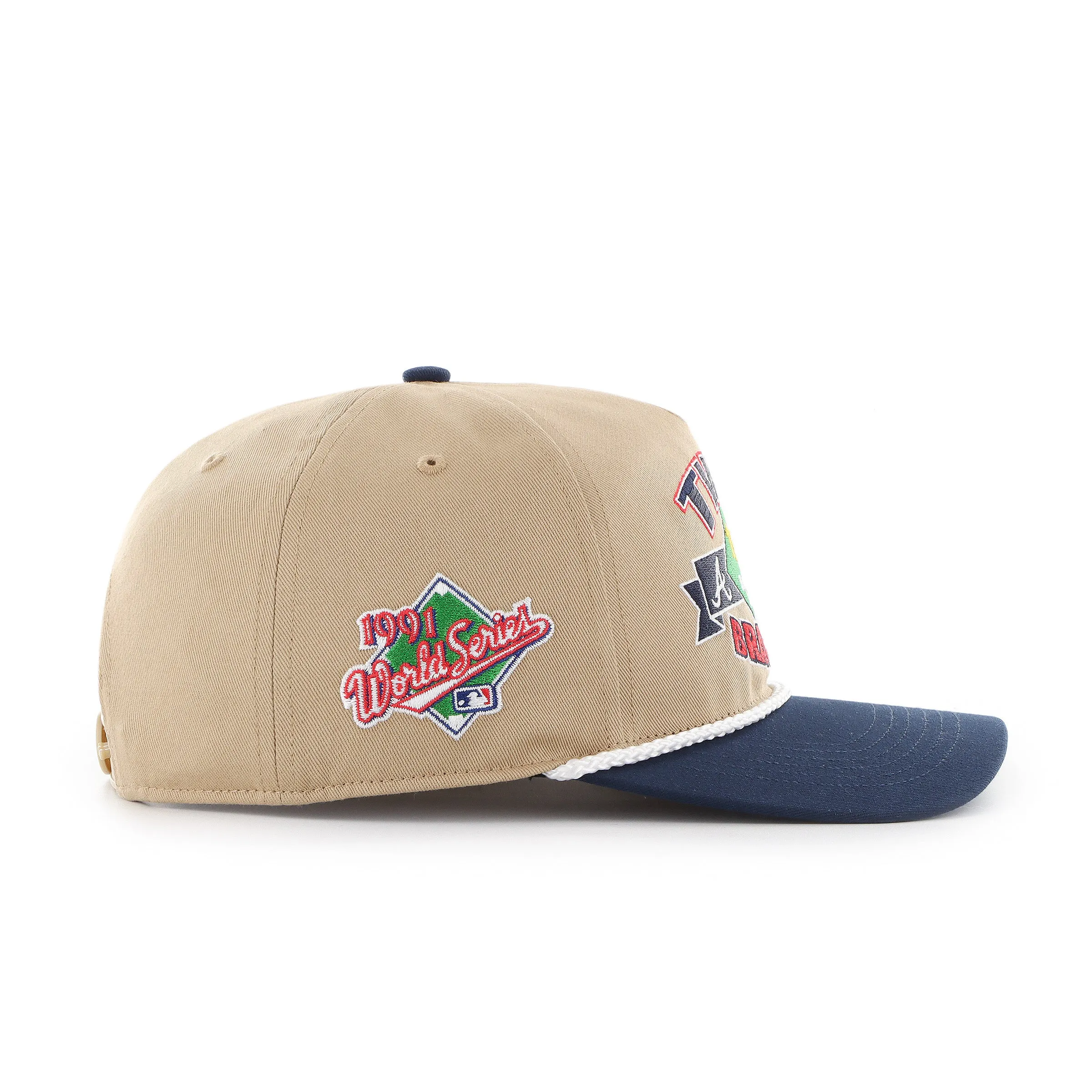 ATLANTA BRAVES VS. MINNESOTA TWINS DUELING WORLD SERIES RIVALRY '47 HITCH sold by 47 product image thumbnail 2