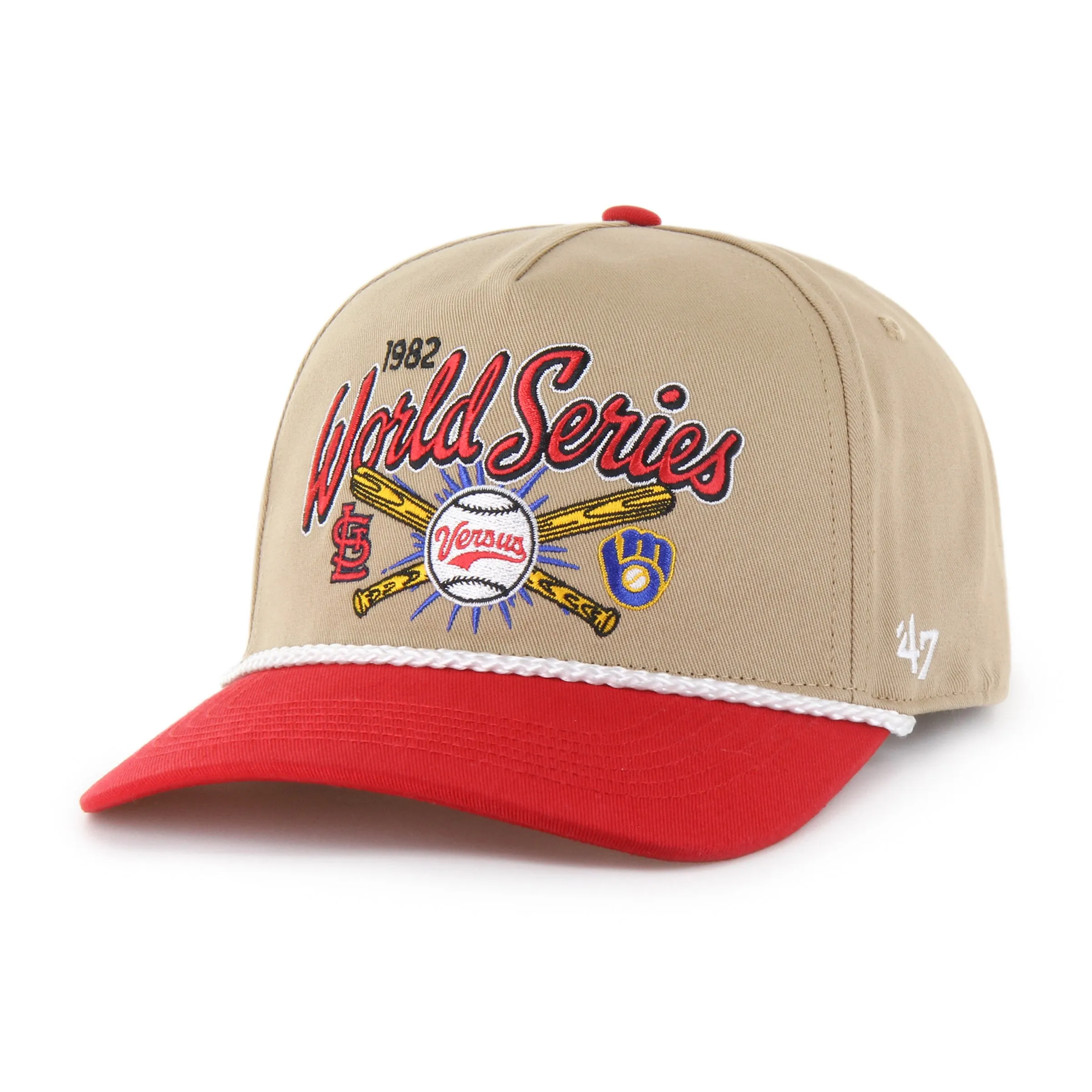 ST. LOUIS CARDINALS VS. MILWAUKEE BREWERS DUELING WORLD SERIES RIVALRY '47 HITCH sold by 47 product image thumbnail 4