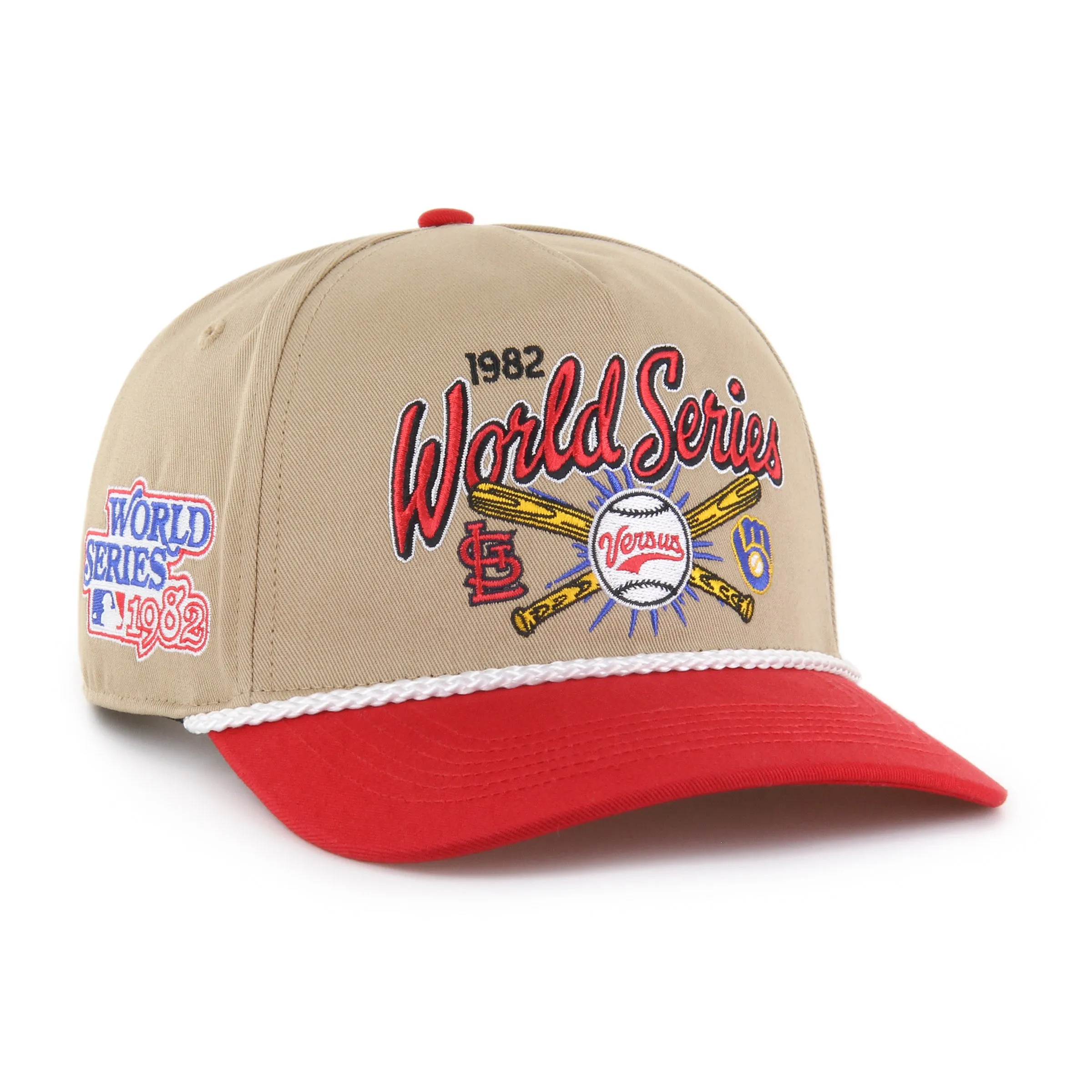 ST. LOUIS CARDINALS VS. MILWAUKEE BREWERS DUELING WORLD SERIES RIVALRY '47 HITCH sold by 47