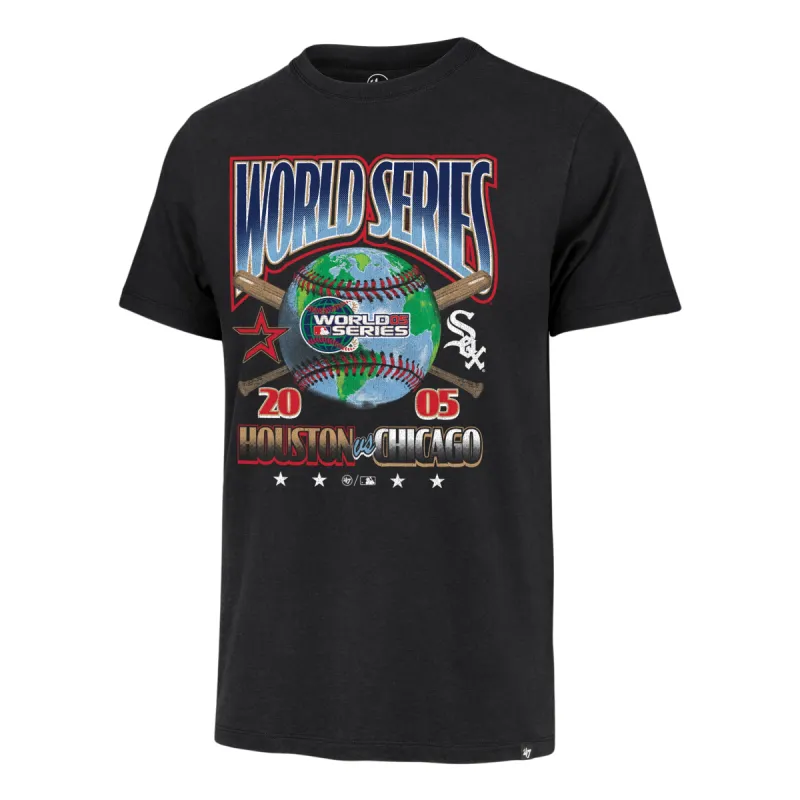 HOUSTON ASTROS VS. CHICAGO WHITE SOX DUELING WORLD SERIES '47 FRANKLIN TEE sold by 47
