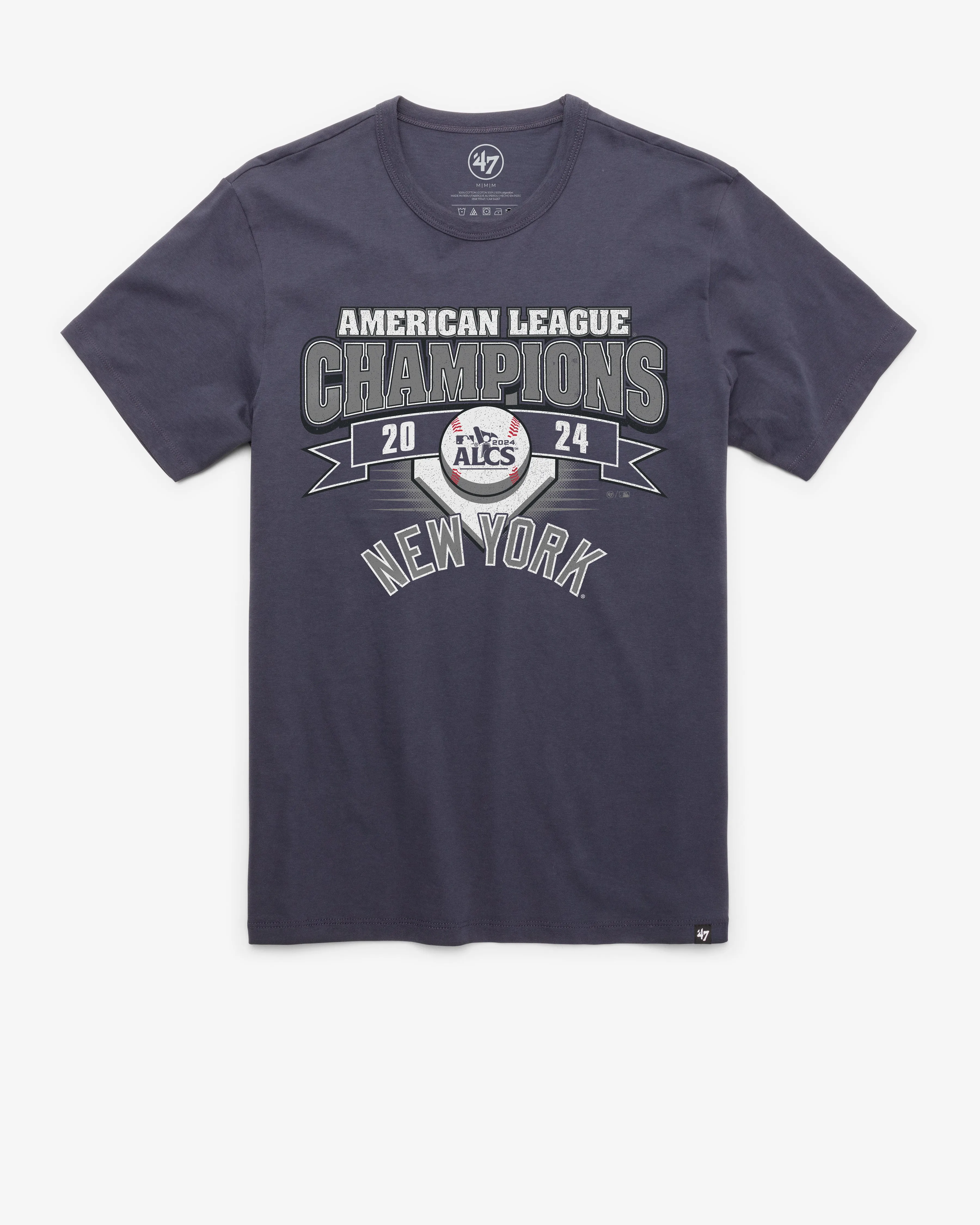 NEW YORK YANKEES 2024 AMERICAN LEAGUE CHAMPIONS '47 FRANKLIN TEE sold by 47