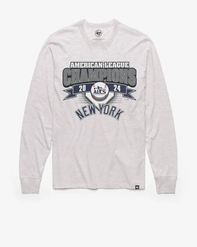 NEW YORK YANKEES 2024 AMERICAN LEAGUE CHAMPIONS '47 FRANKLIN LONG SLEEVE TEE sold by 47
