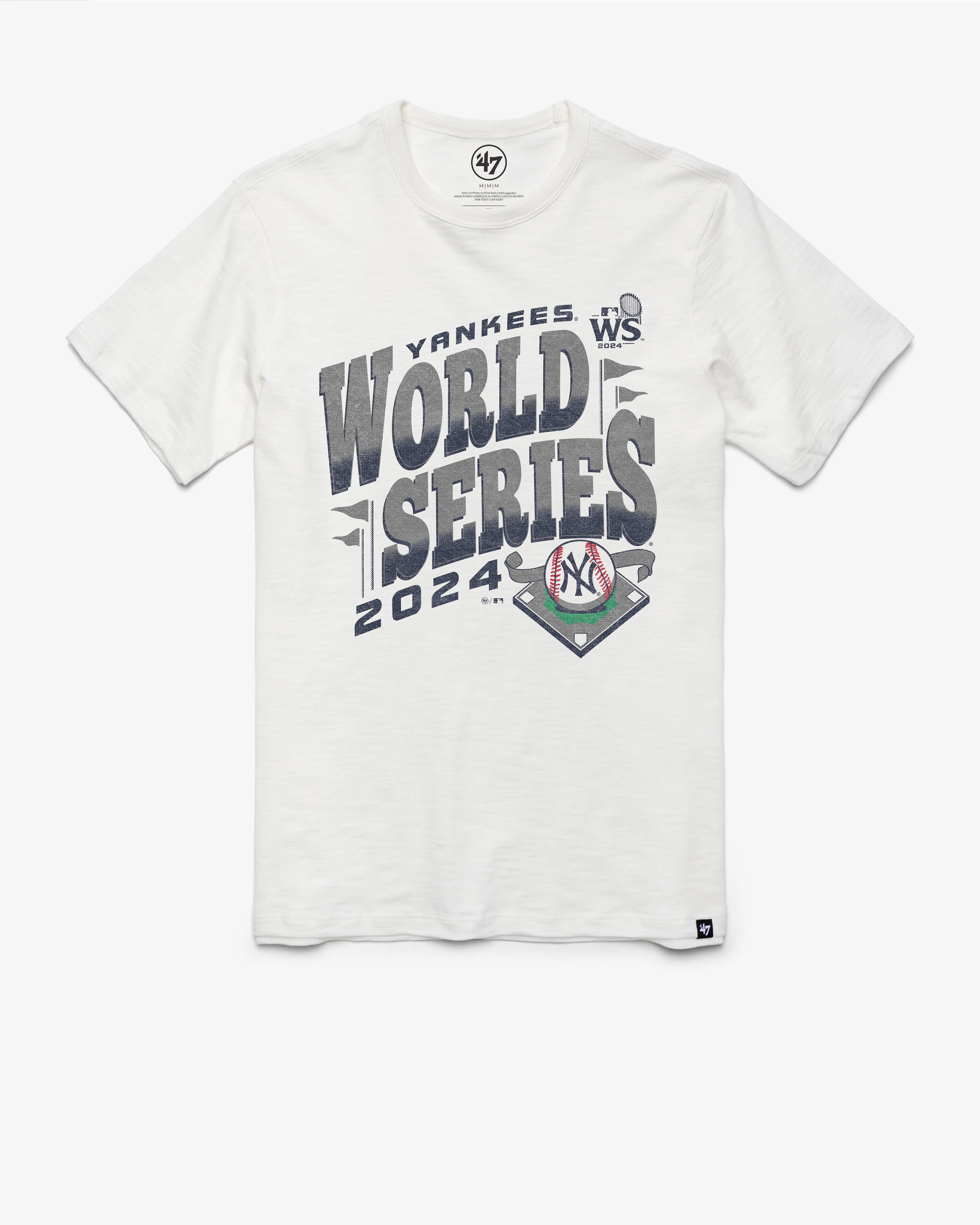 NEW YORK YANKEES 2024 WORLD SERIES '47 SCRUM TEE sold by 47