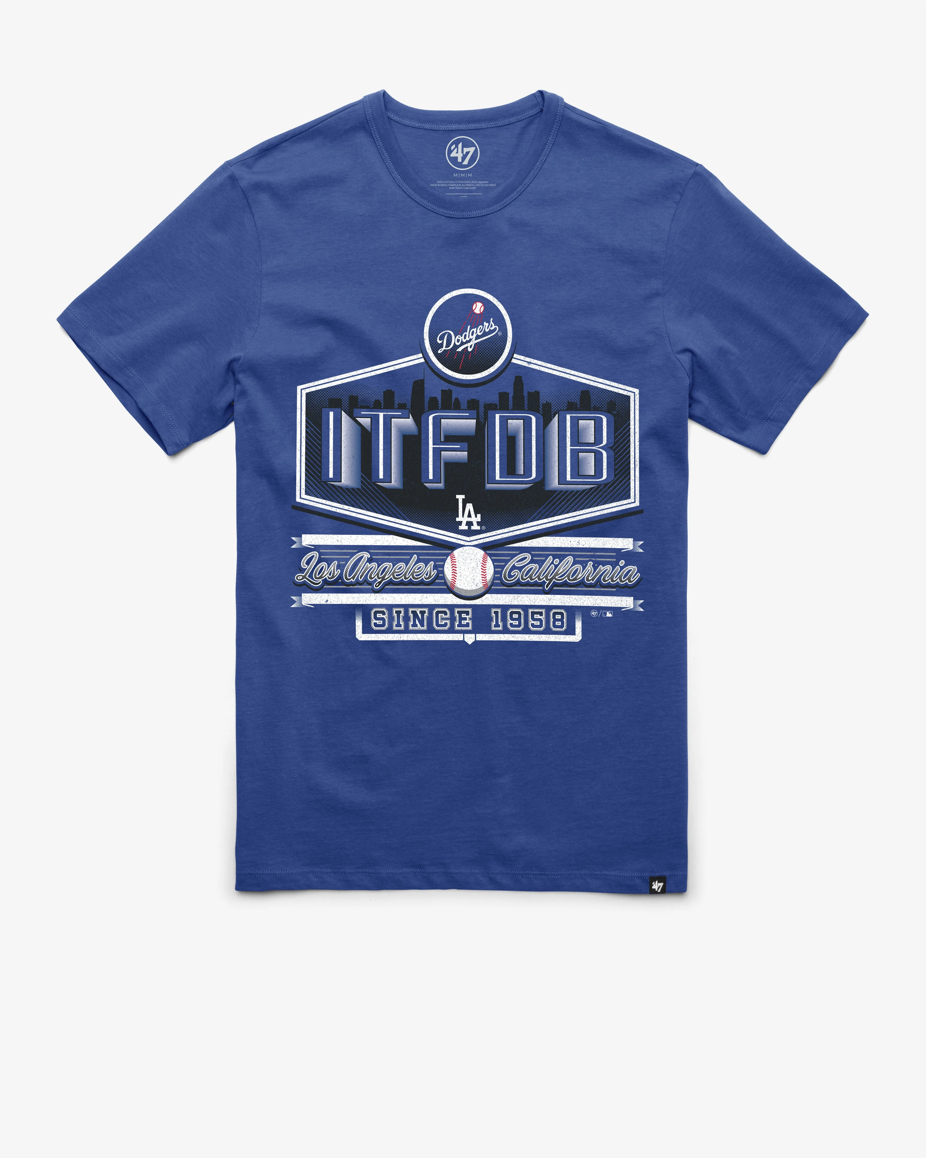 LOS ANGELES DODGERS REGIONAL '47 FRANKLIN TEE sold by 47