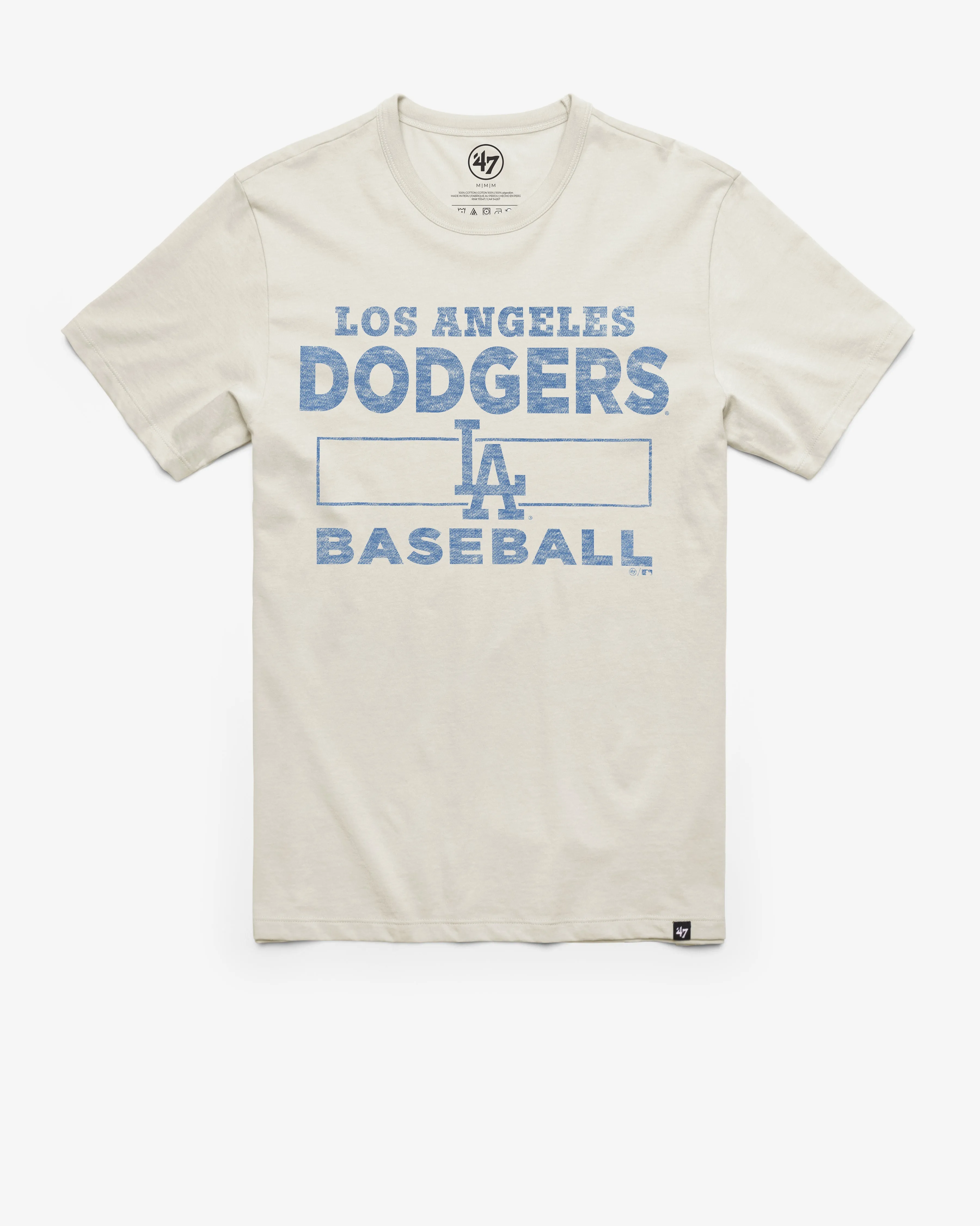 LOS ANGELES DODGERS BLOCK PRINT '47 FRANKLIN TEE sold by 47