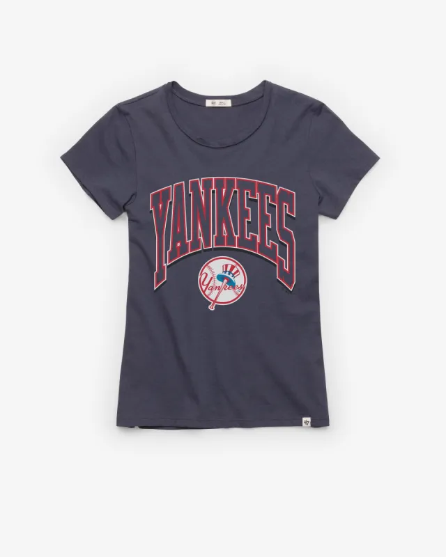 NEW YORK YANKEES COOPERSTOWN WALK TALL '47 FRANKIE TEE WOMENS sold by 47