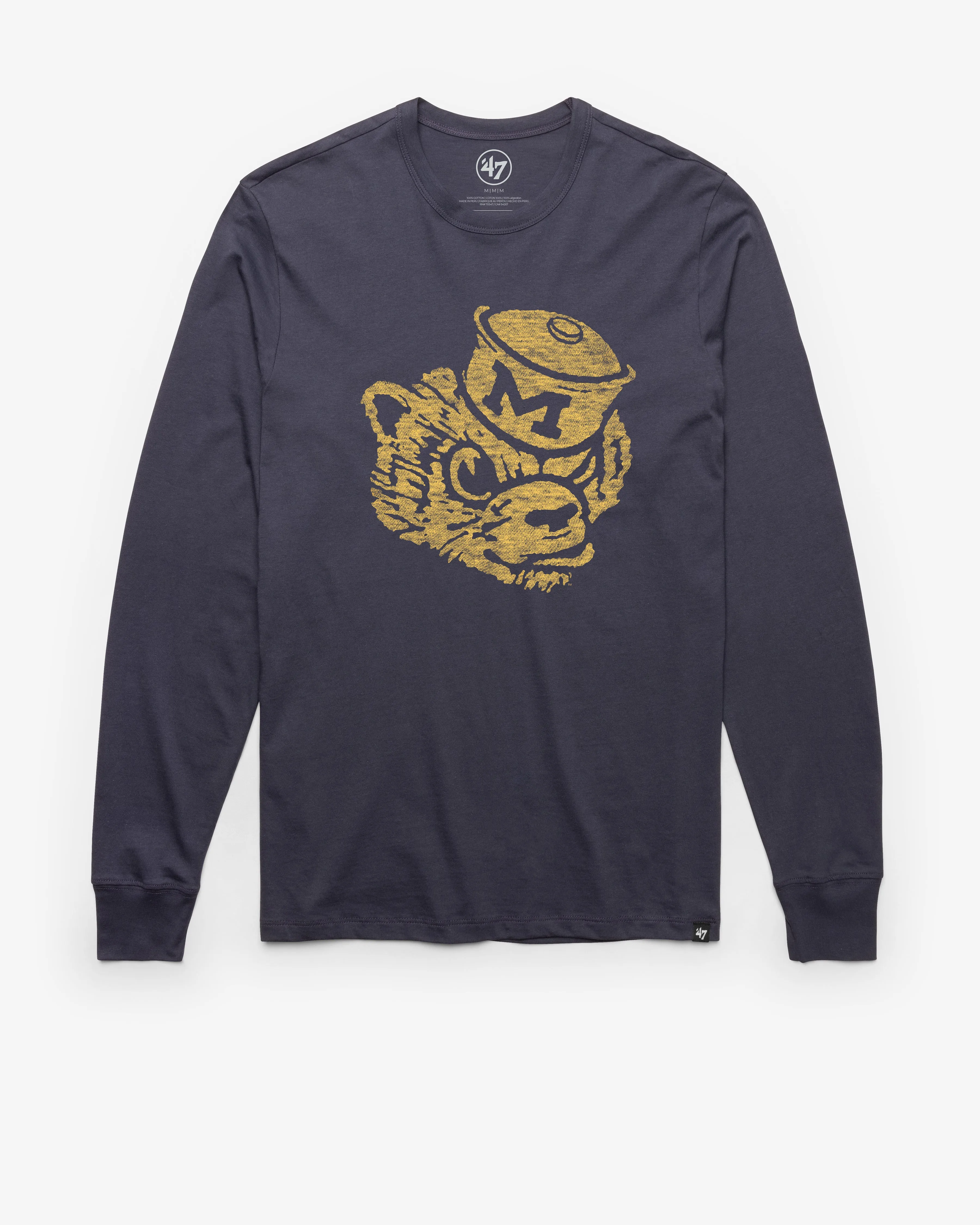 MICHIGAN WOLVERINES VINTAGE PREMIER '47 FRANKLIN LONG SLEEVE TEE sold by 47