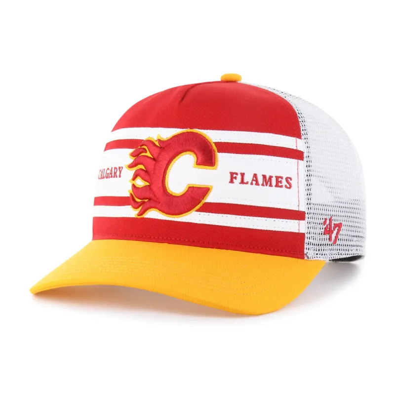CALGARY FLAMES ARENA SUPER STRIPE '47 HITCH RELAXED FIT made by 47