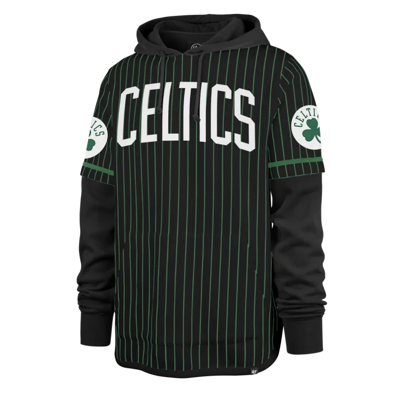 BOSTON CELTICS PINSTRIPE '47 SHORTSTOP PULLOVER HOOD sold by 47