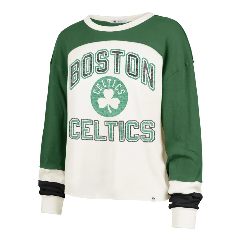 BOSTON CELTICS ARENA CURVE '47 TONI LONG SLEEVE TEE WOMENS made by 47