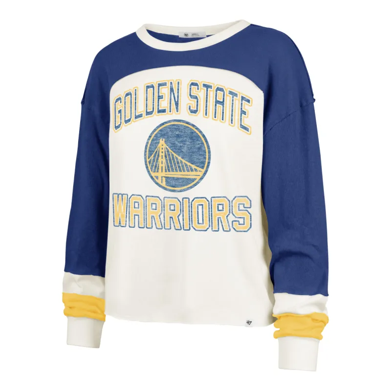 GOLDEN STATE WARRIORS ARENA CURVE '47 TONI LONG SLEEVE TEE WOMENS made by 47