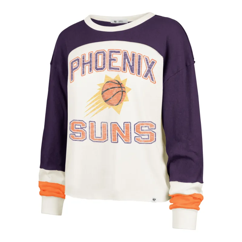 PHOENIX SUNS ARENA CURVE '47 TONI LONG SLEEVE TEE WOMENS made by 47