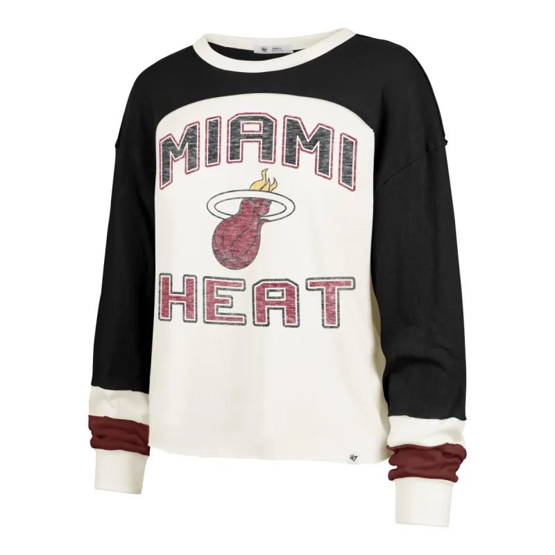 MIAMI HEAT ARENA CURVE '47 TONI LONG SLEEVE TEE WOMENS sold by 47