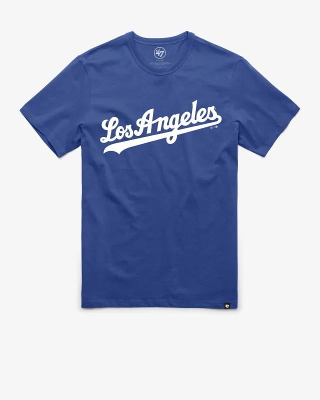 LOS ANGELES DODGERS WORDMARK '47 FRANKLIN TEE sold by 47