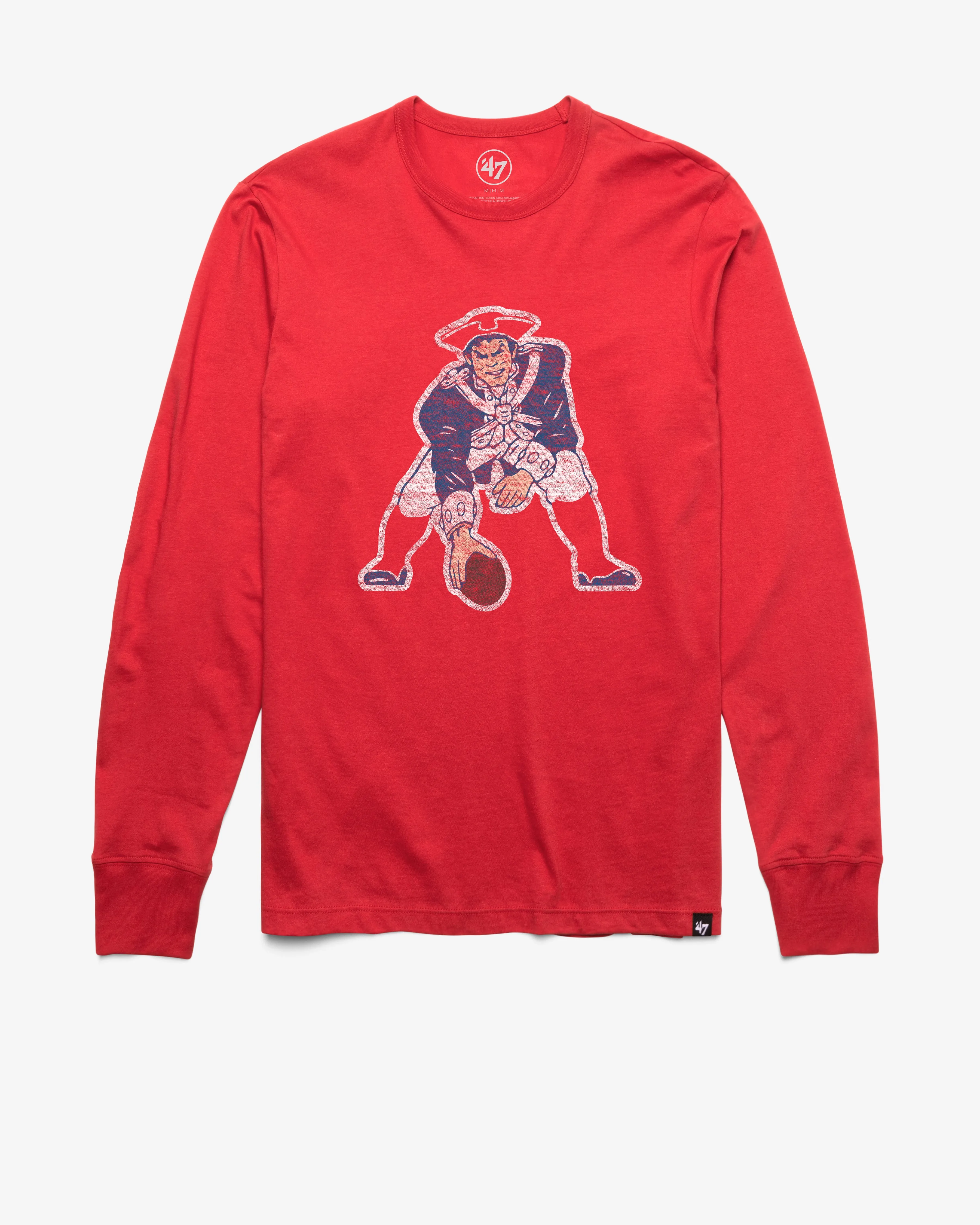NEW ENGLAND PATRIOTS HISTORIC PREMIER '47 FRANKLIN LONG SLEEVE TEE sold by 47