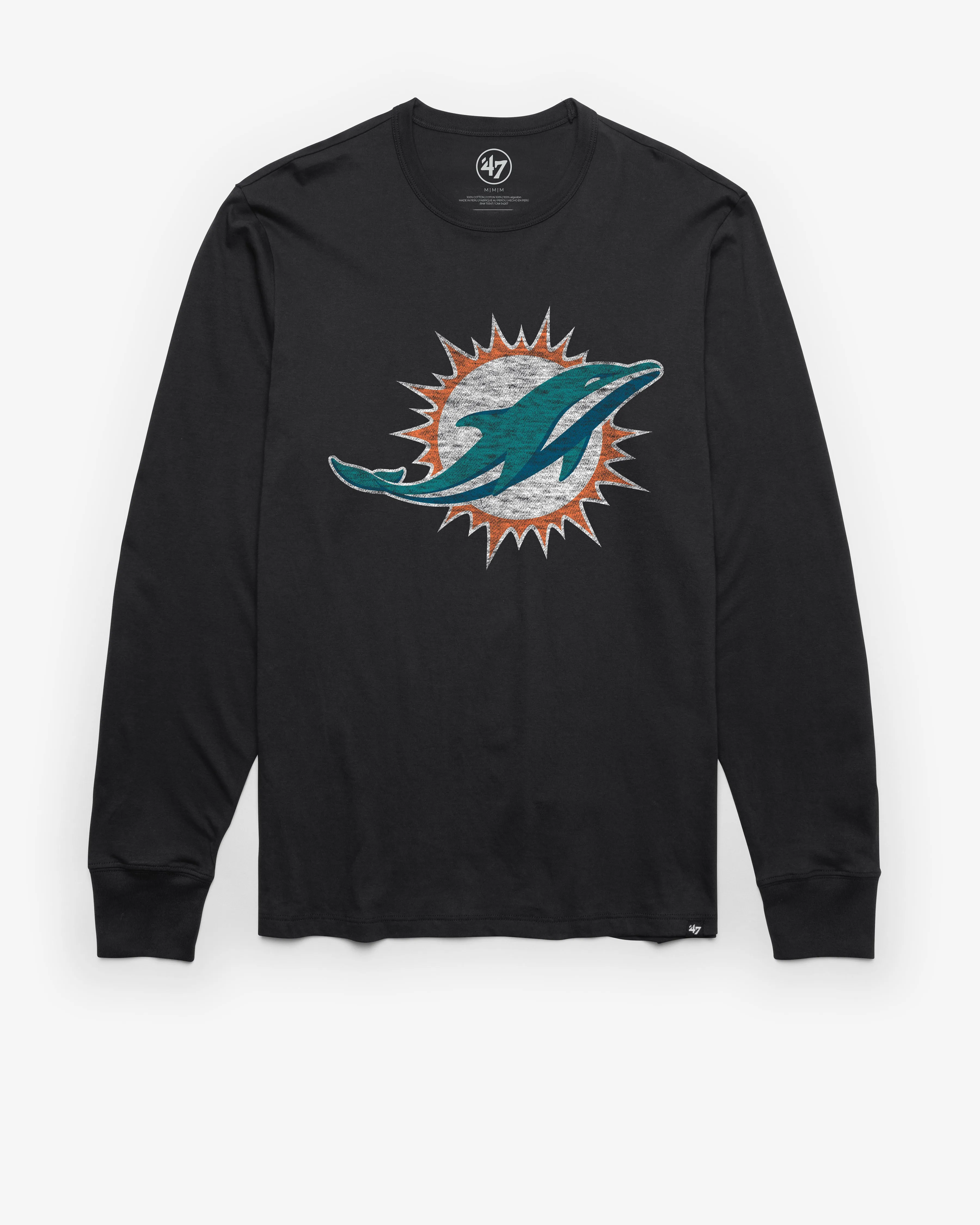 MIAMI DOLPHINS PREMIER '47 FRANKLIN LONG SLEEVE TEE sold by 47