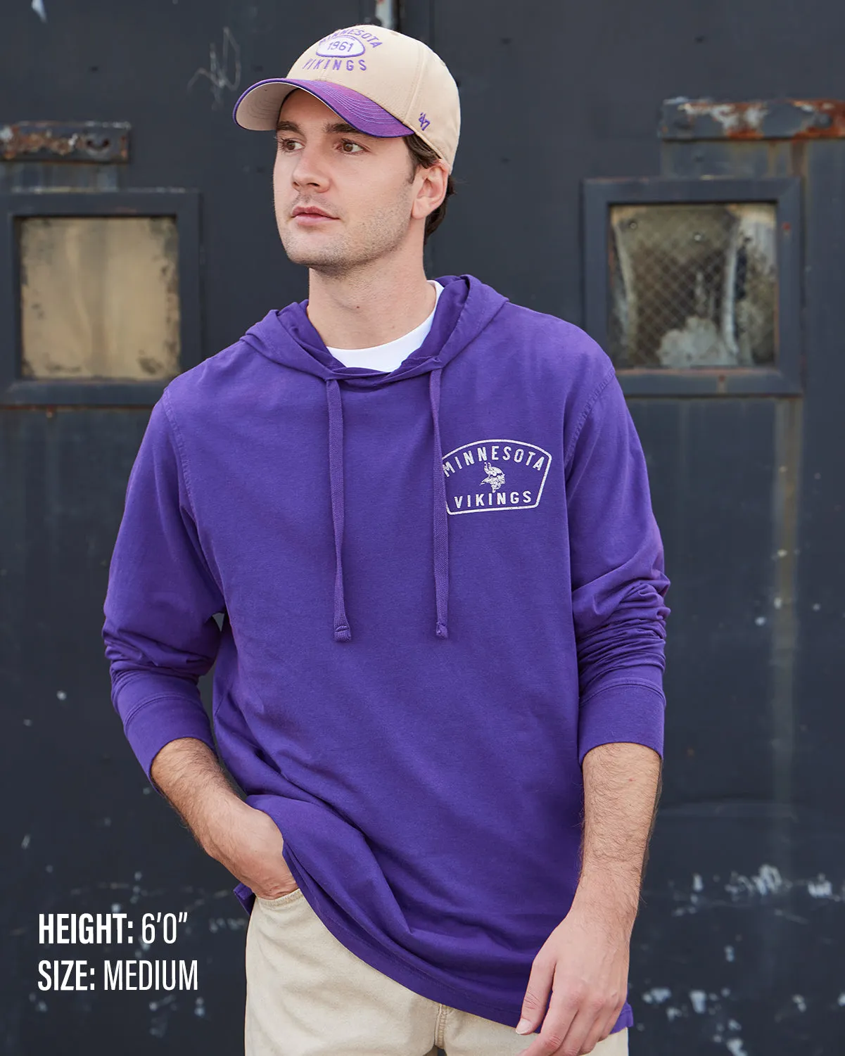 DENVER NUGGETS DUSTED OVERHAND '47 RIVER JERSEY HOOD sold by 47 product image thumbnail 3