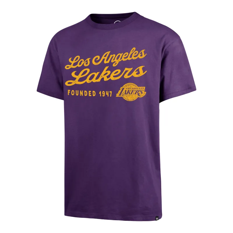 LOS ANGELES LAKERS DUSTED CARRICK '47 RIVER TEE sold by 47