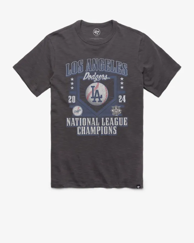 LOS ANGELES DODGERS 2024 NATIONAL LEAGUE CHAMPIONS '47 SCRUM TEE sold by 47
