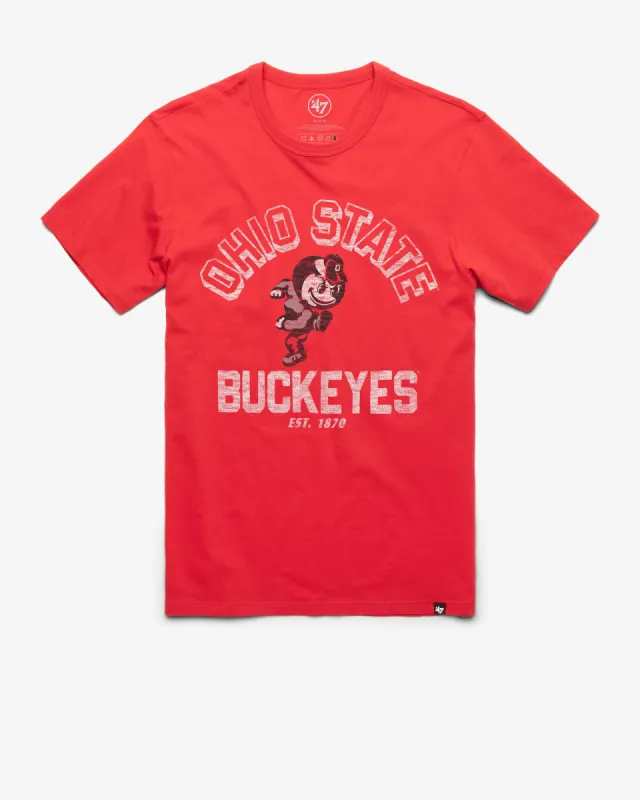 OHIO STATE BUCKEYES VINTAGE RETROGRADE '47 FRANKLIN TEE sold by 47