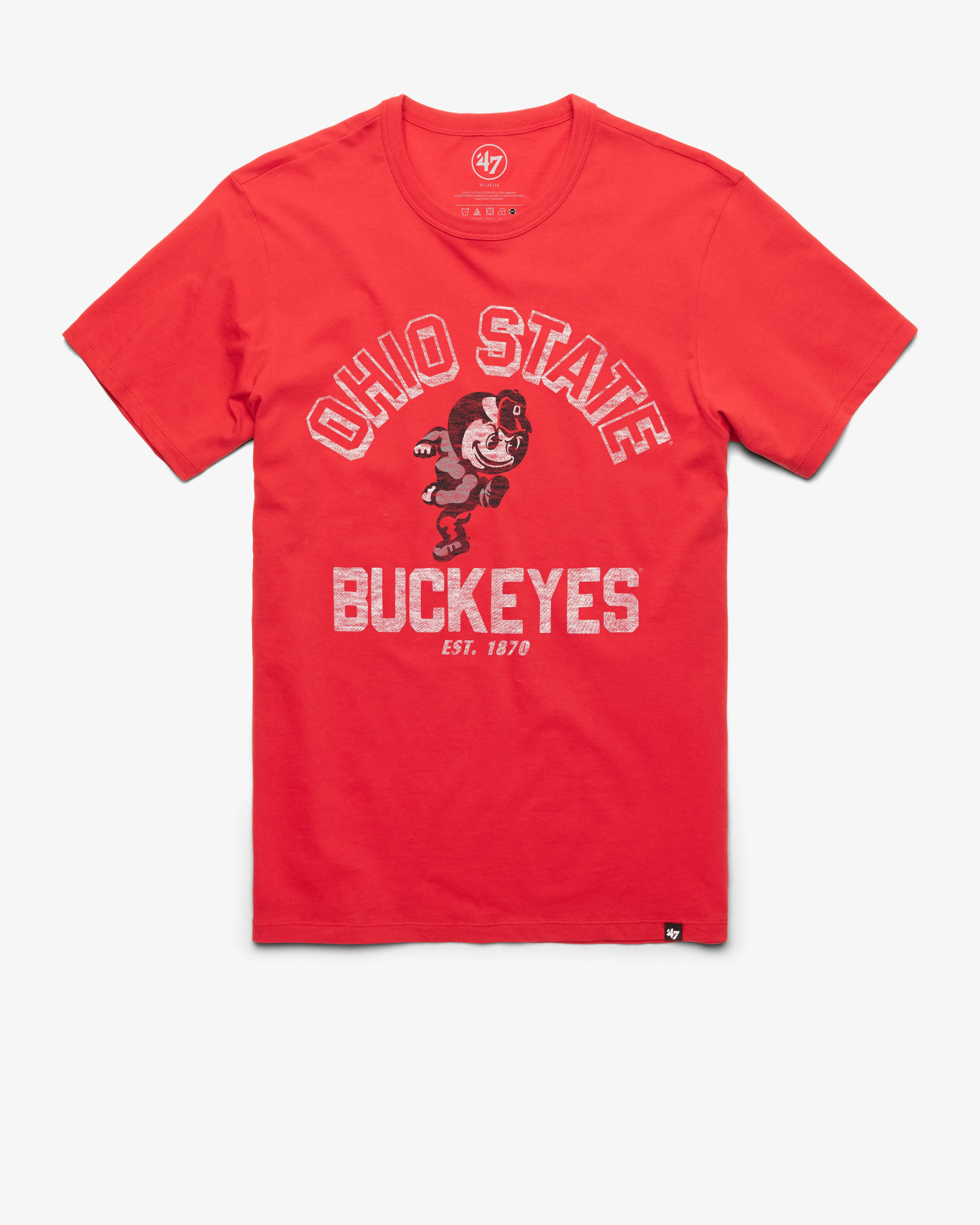 OHIO STATE BUCKEYES VINTAGE RETROGRADE '47 FRANKLIN TEE sold by 47