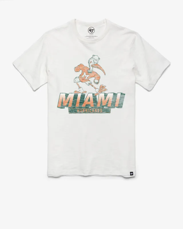 MIAMI HURRICANES VINTAGE TOPSIDE '47 SCRUM TEE sold by 47