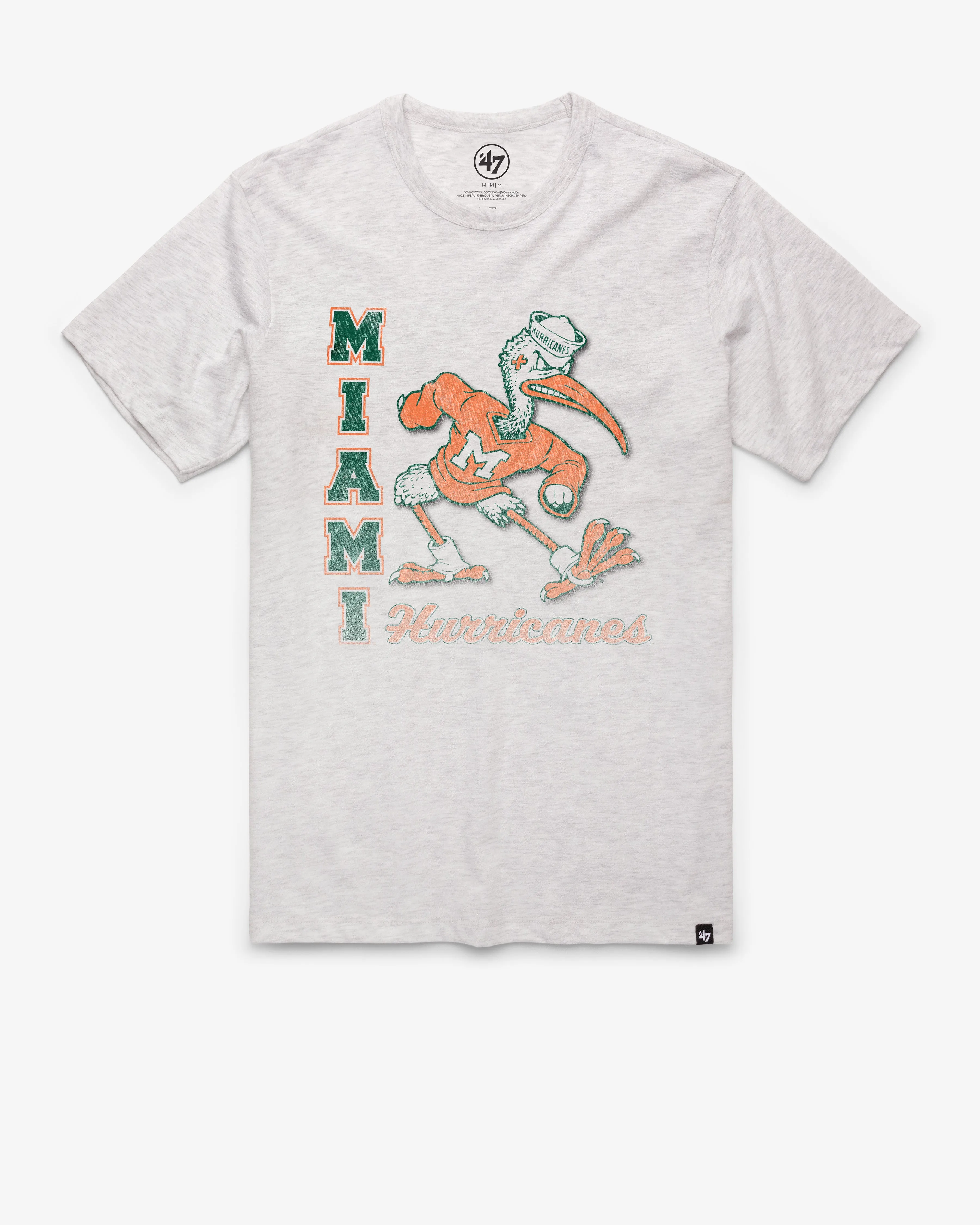 MIAMI HURRICANES VINTAGE PHASE OUT '47 FRANKLIN TEE sold by 47