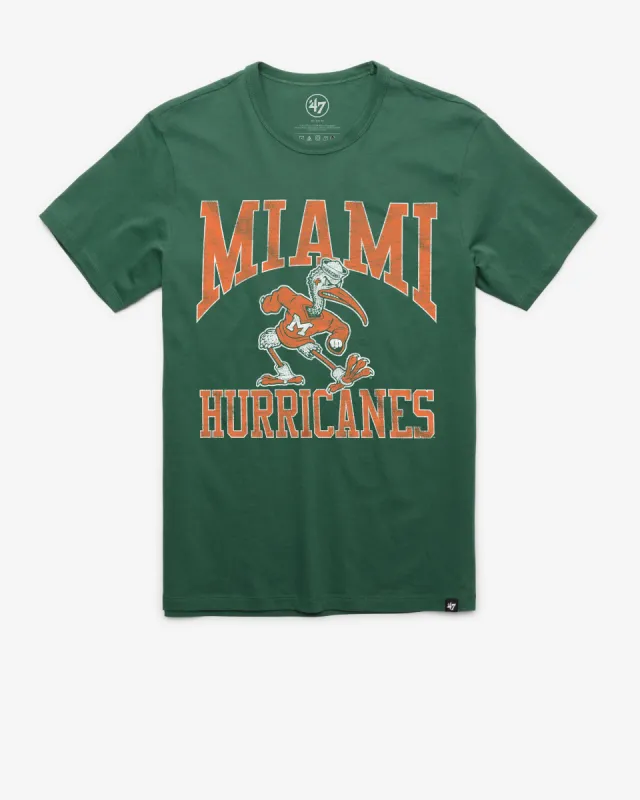 MIAMI HURRICANES VINTAGE BIG UPS '47 FRANKLIN TEE sold by 47