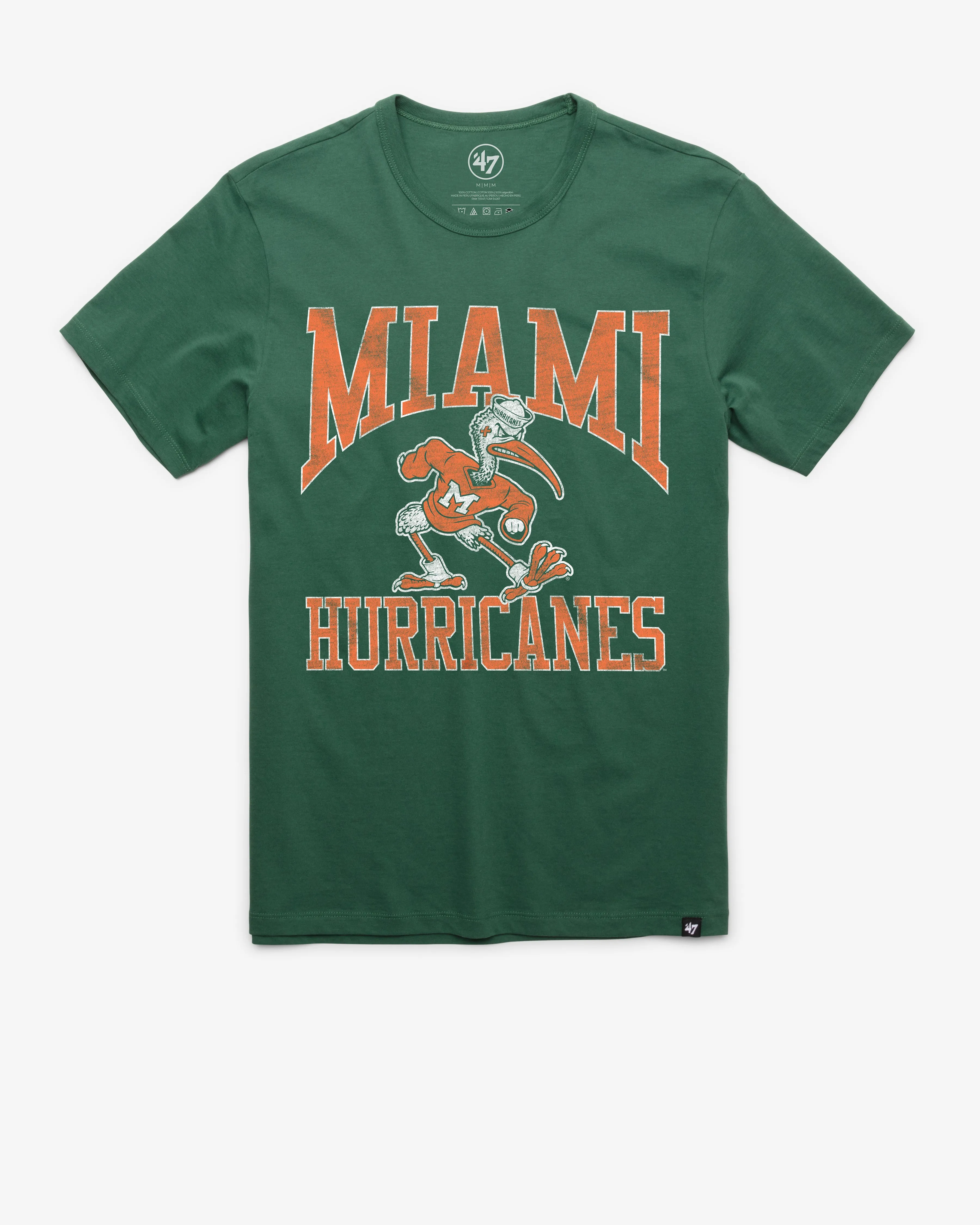 MIAMI HURRICANES VINTAGE BIG UPS '47 FRANKLIN TEE sold by 47