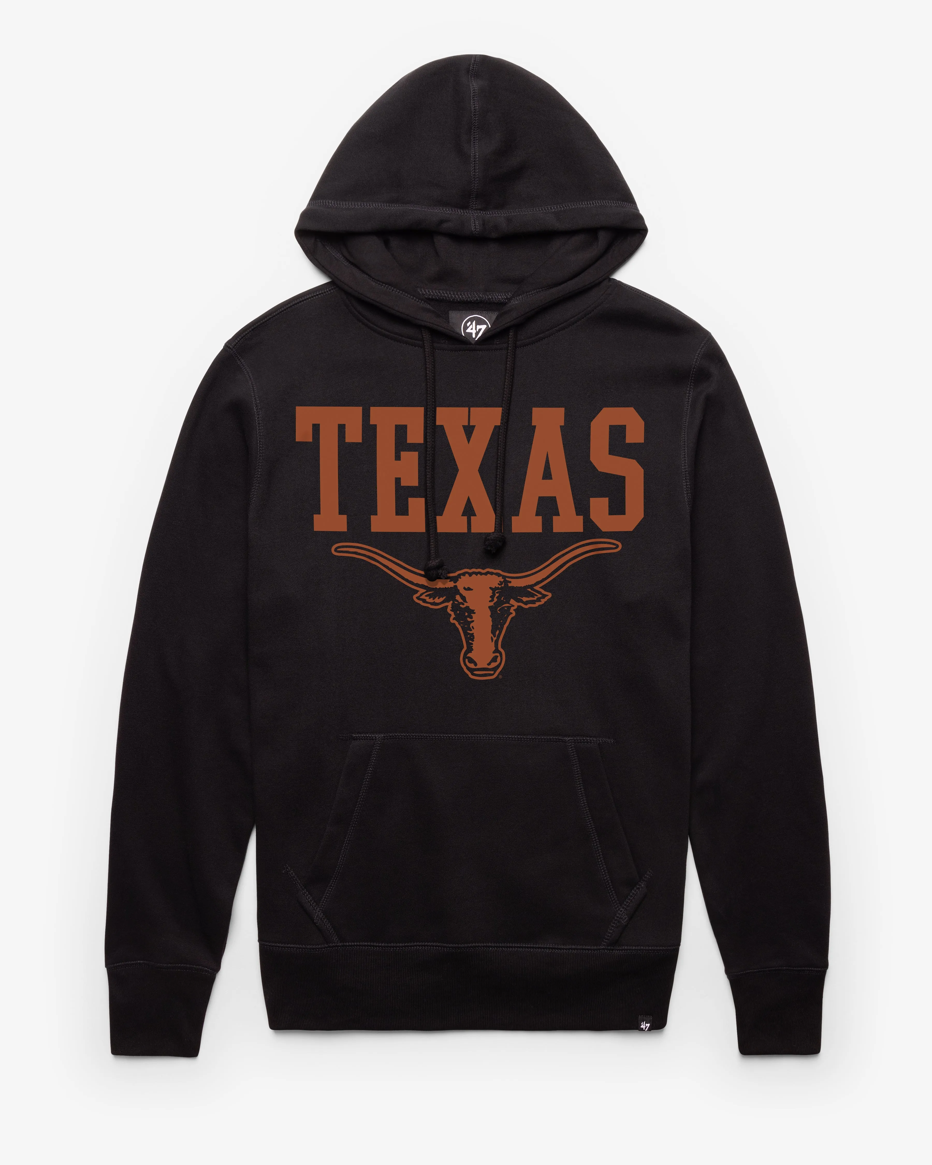 TEXAS LONGHORNS VINTAGE STRAIGHT BLOCK '47 HEADLINE HOOD sold by 47