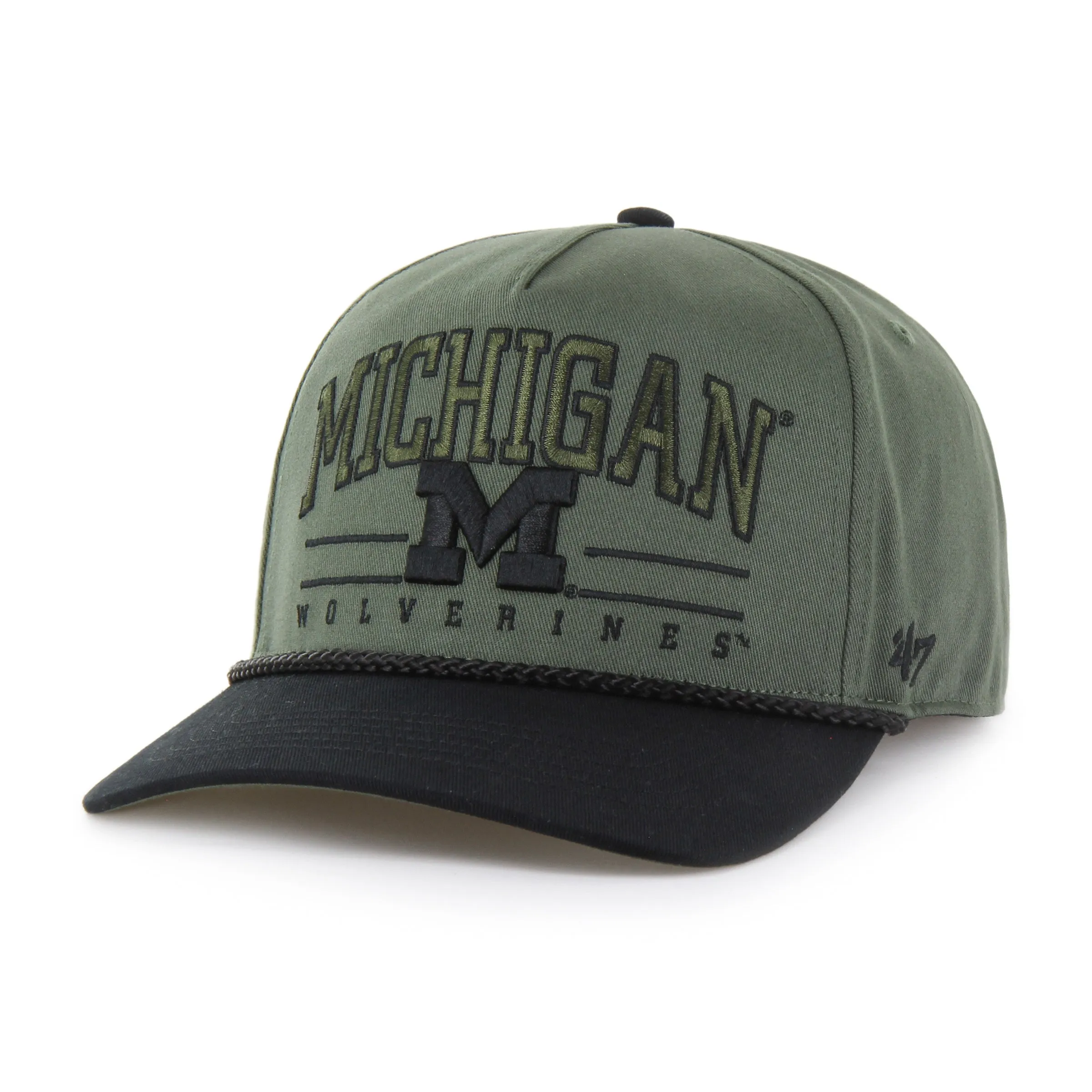 MICHIGAN WOLVERINES ROSCOE ROPE OPTION TWO TONE '47 HITCH sold by 47