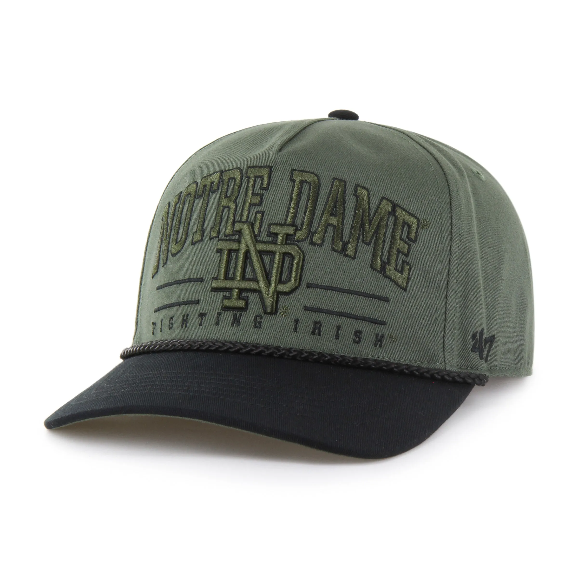 NOTRE DAME FIGHTIN IRISH ROSCOE ROPE OPTION TWO TONE '47 HITCH sold by 47