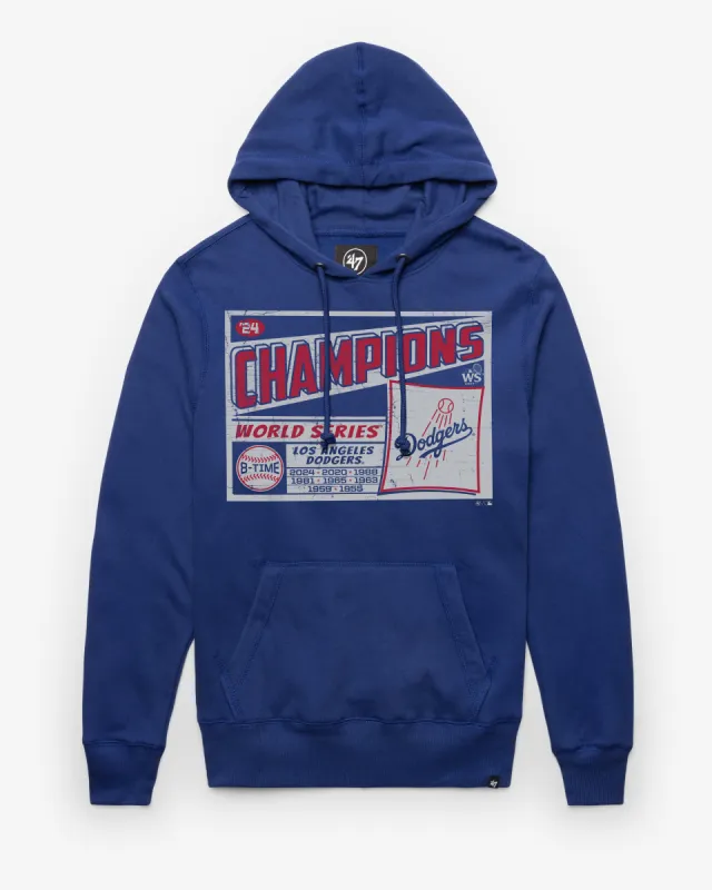 LOS ANGELES DODGERS 2024 WORLD SERIES CHAMPIONS '47 HEADLINE HOOD sold by 47