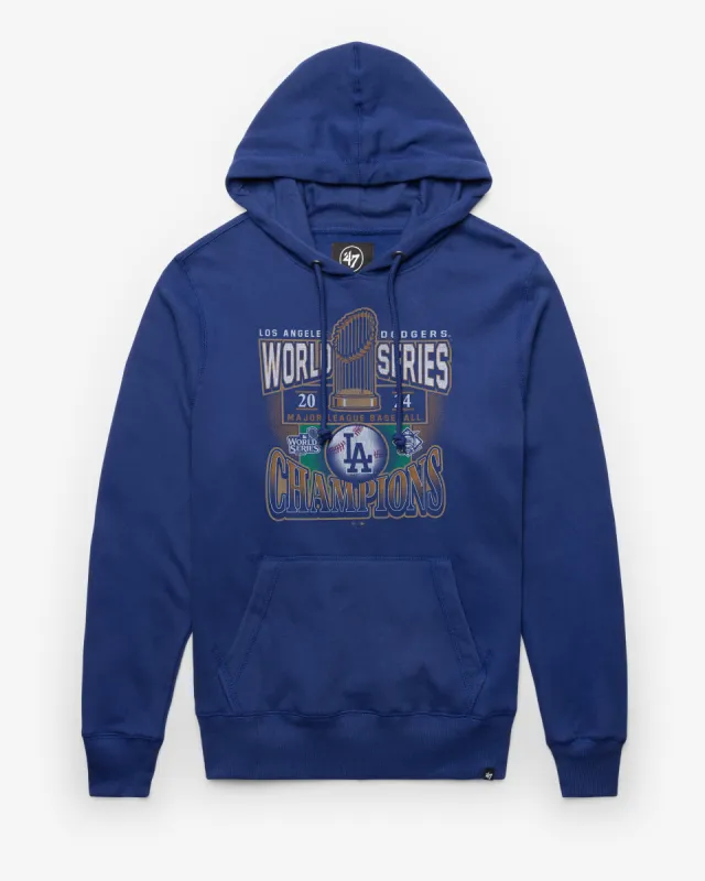 LOS ANGELES DODGERS 2024 WORLD SERIES CHAMPIONS '47 HEADLINE HOOD sold by 47