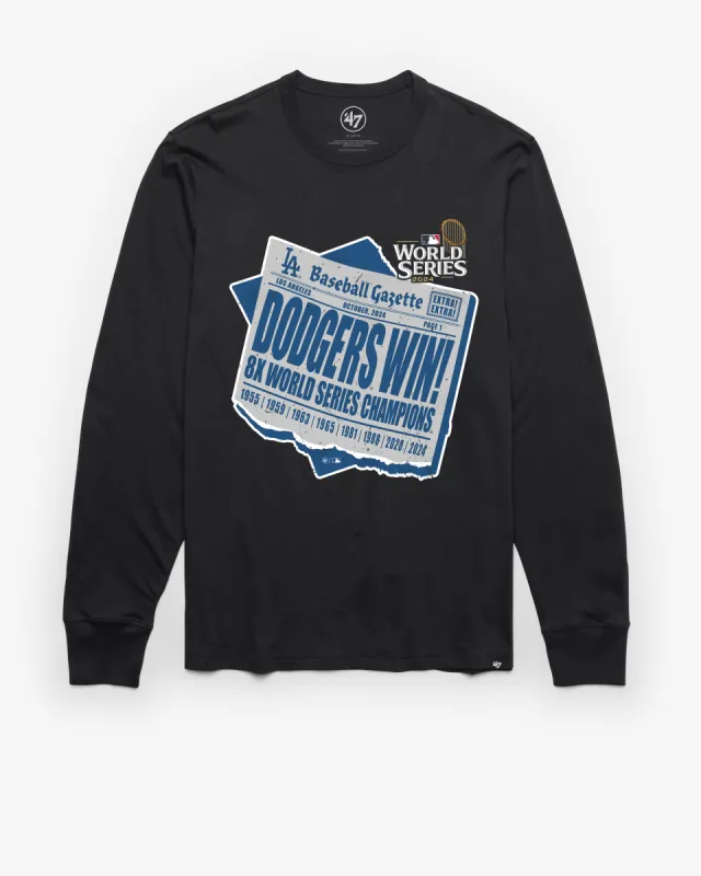 LOS ANGELES DODGERS 2024 WORLD SERIES CHAMPIONS '47 FRANKLIN LONG SLEEVE TEE sold by 47